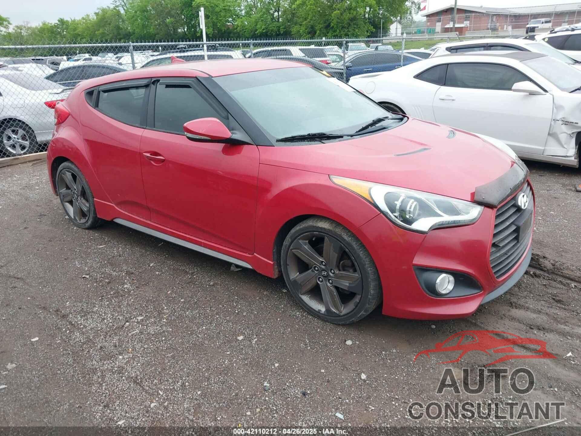 HYUNDAI VELOSTER 2015 - KMHTC6AE2FU249320