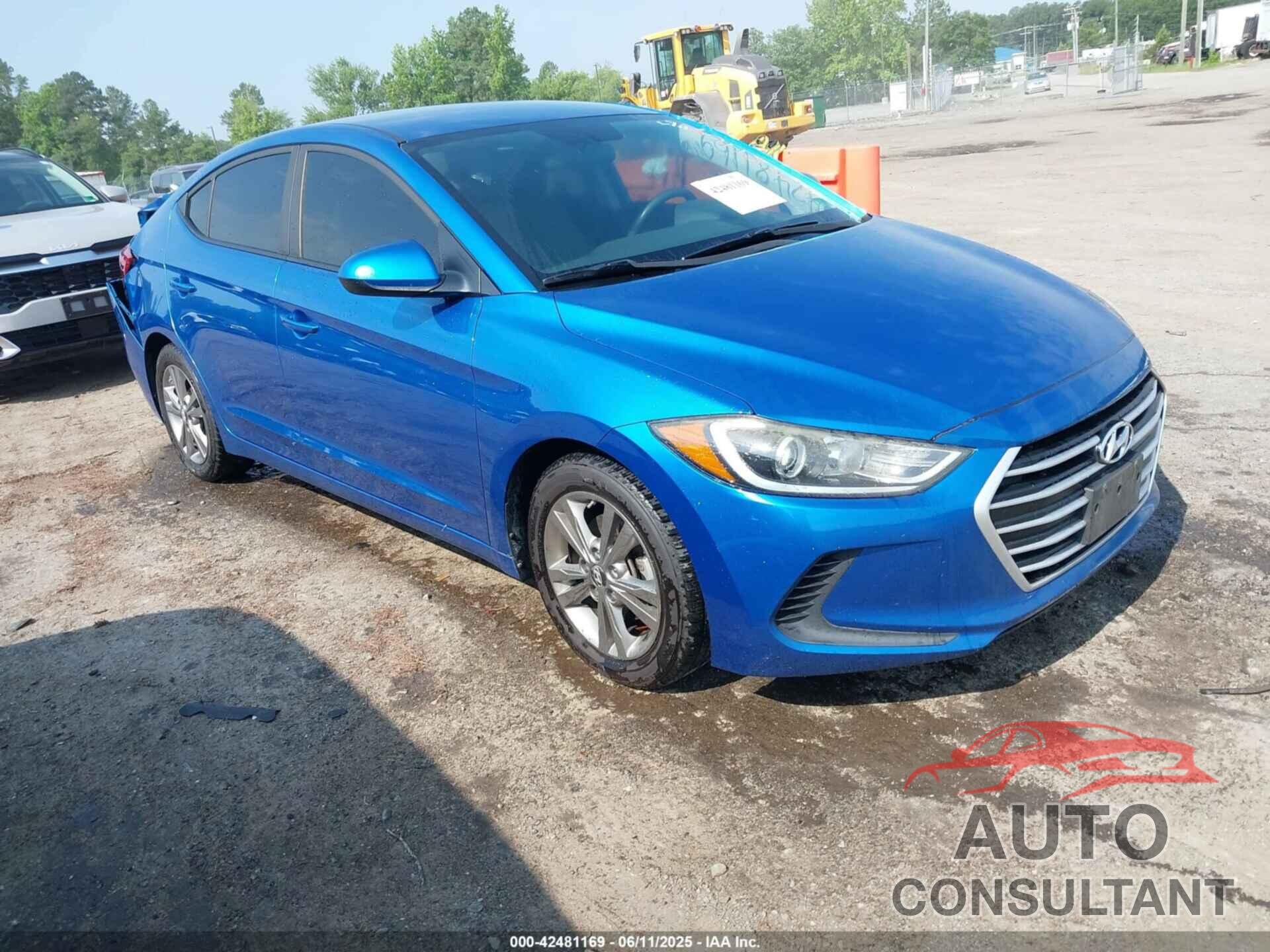 HYUNDAI ELANTRA 2017 - 5NPD84LF4HH038069