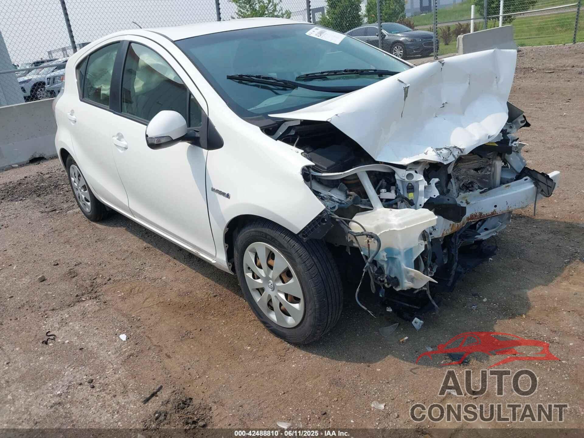 TOYOTA PRIUS C 2012 - JTDKDTB32C1527011