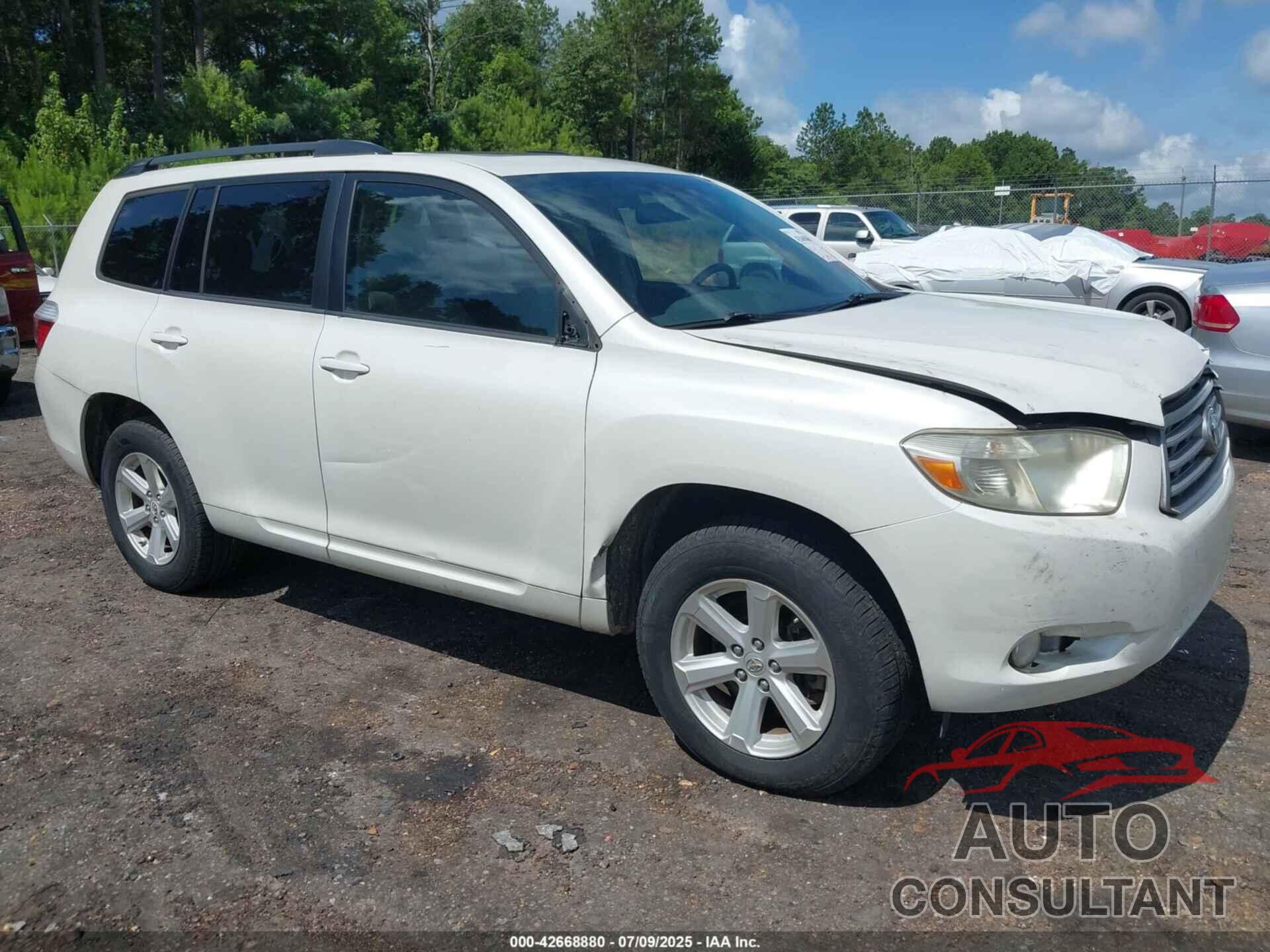 TOYOTA HIGHLANDER 2010 - 5TDKK3EH5AS023131