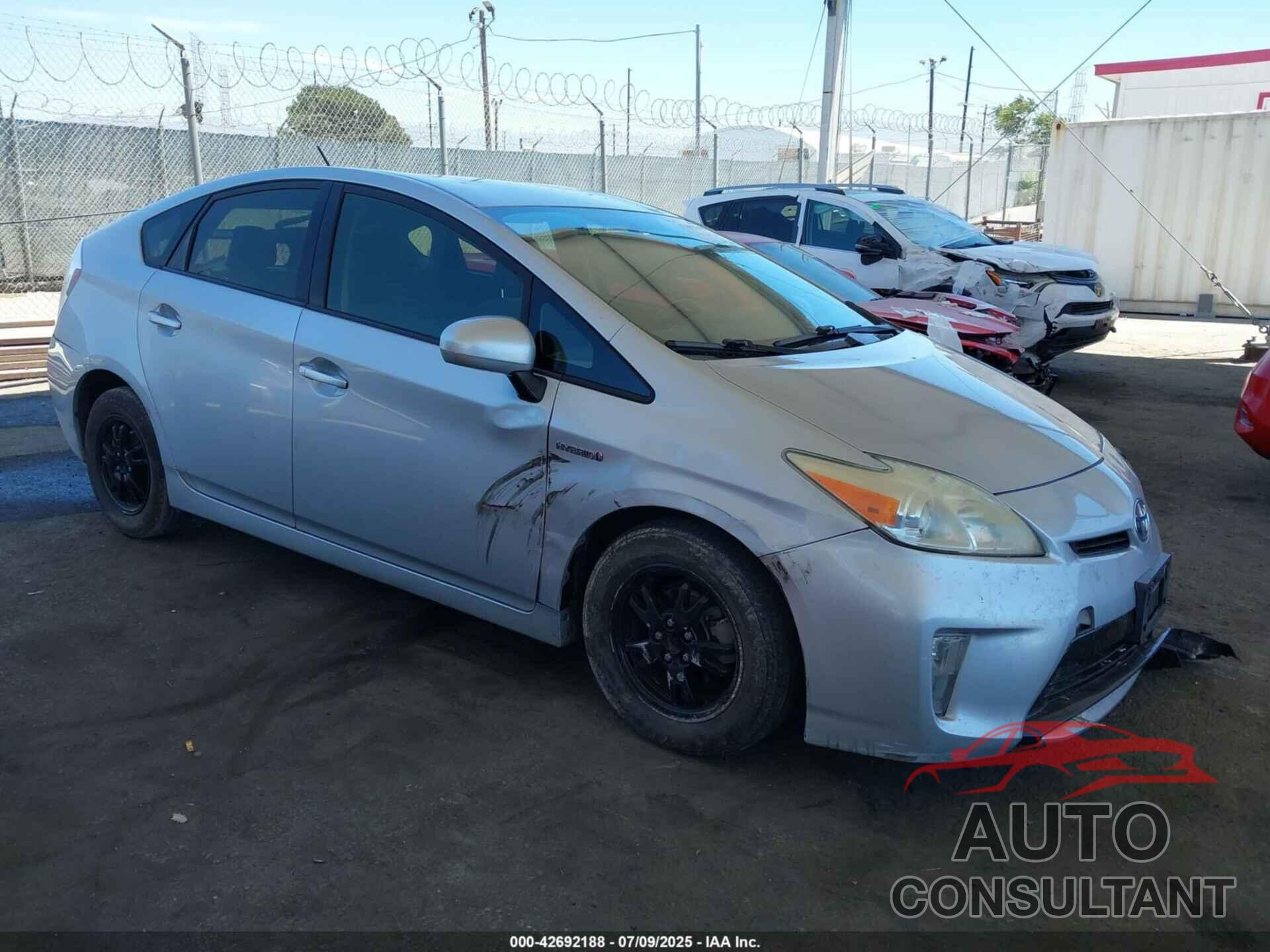 TOYOTA PRIUS 2013 - JTDKN3DU1D1682248