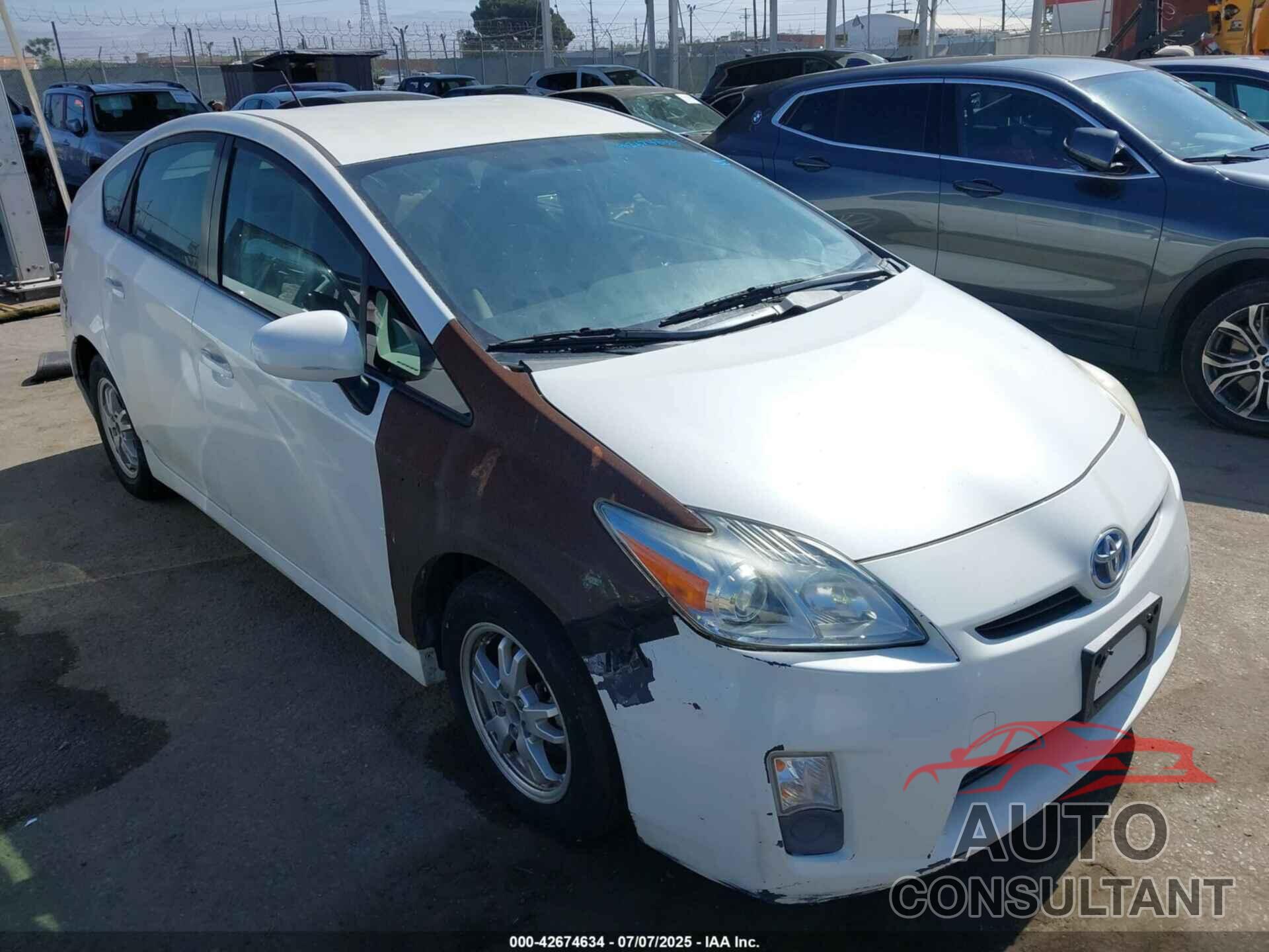 TOYOTA PRIUS 2011 - JTDKN3DU5B0263712