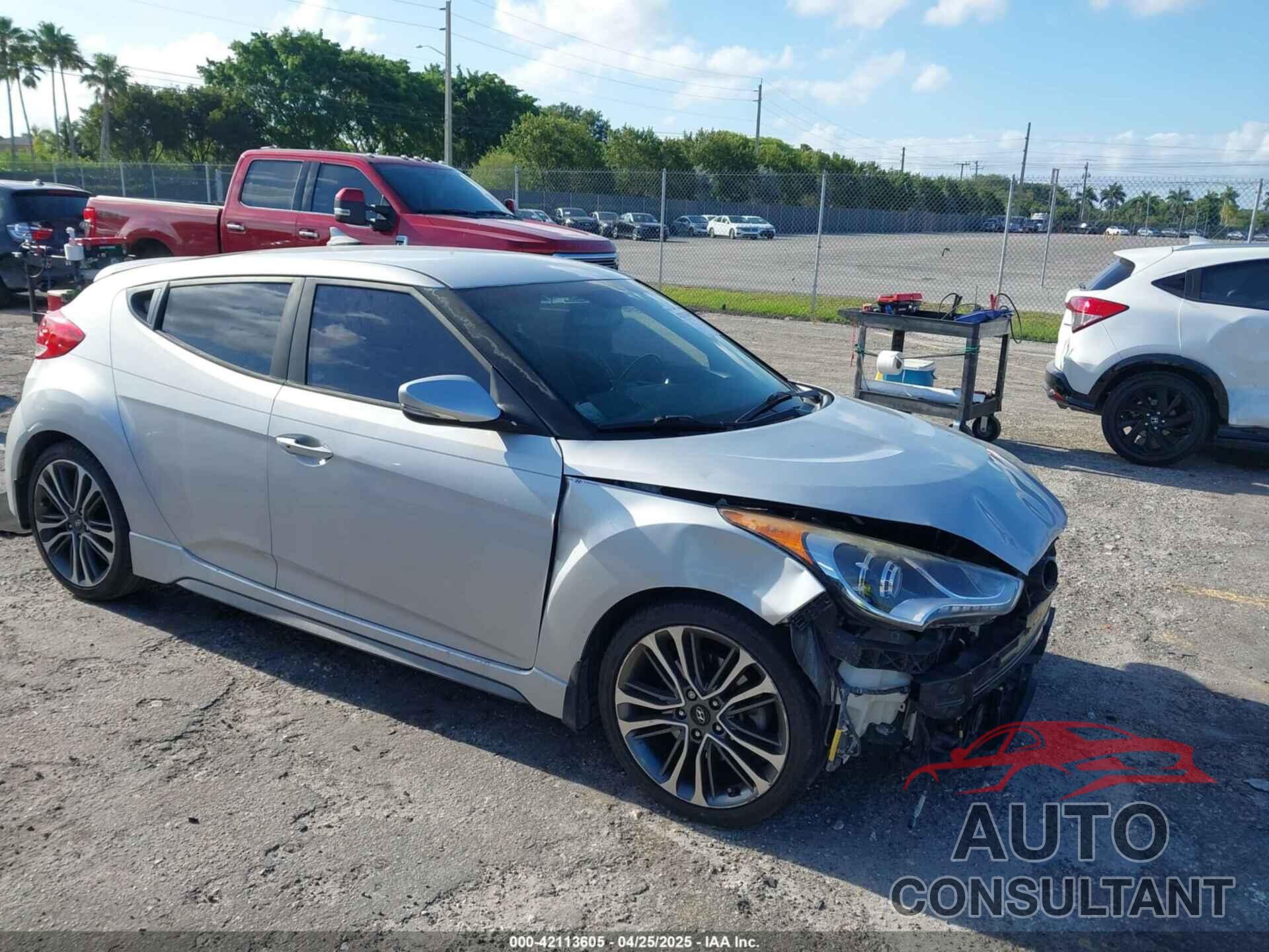 HYUNDAI VELOSTER 2016 - KMHTC6AE4GU303847