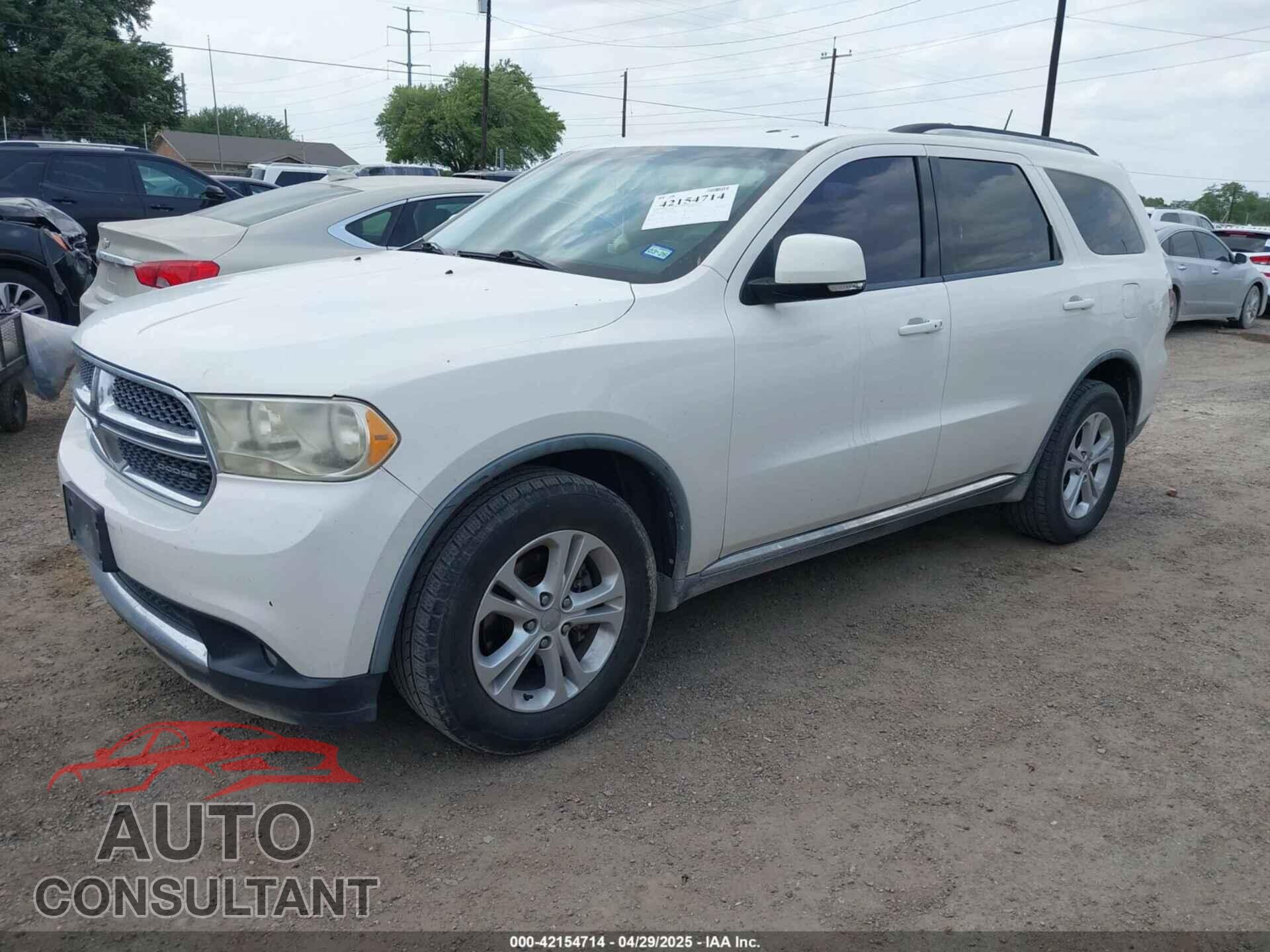 DODGE DURANGO 2011 - 1D4RD4GG6BC730344