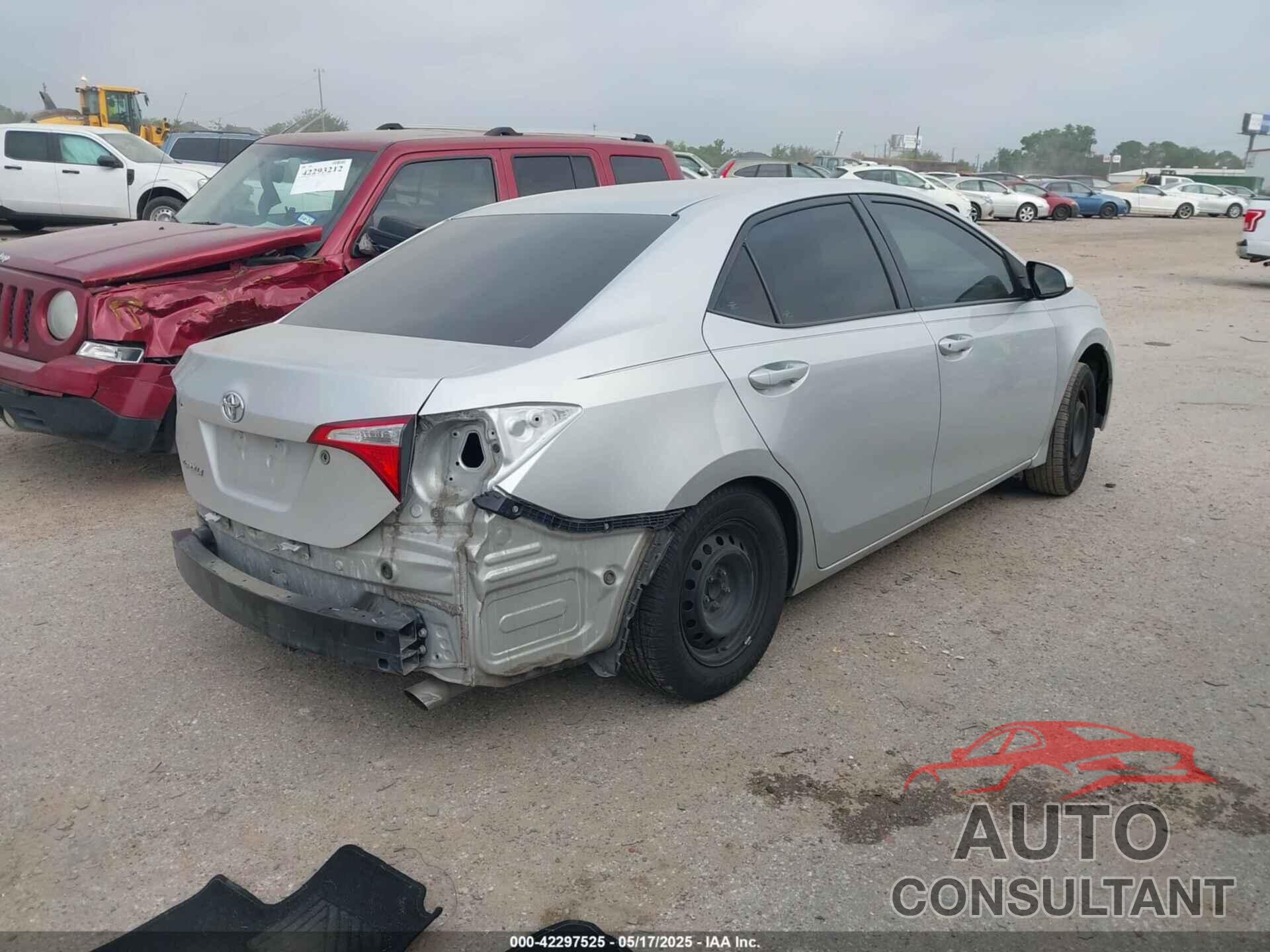 TOYOTA COROLLA 2016 - 5YFBURHE9GP380117