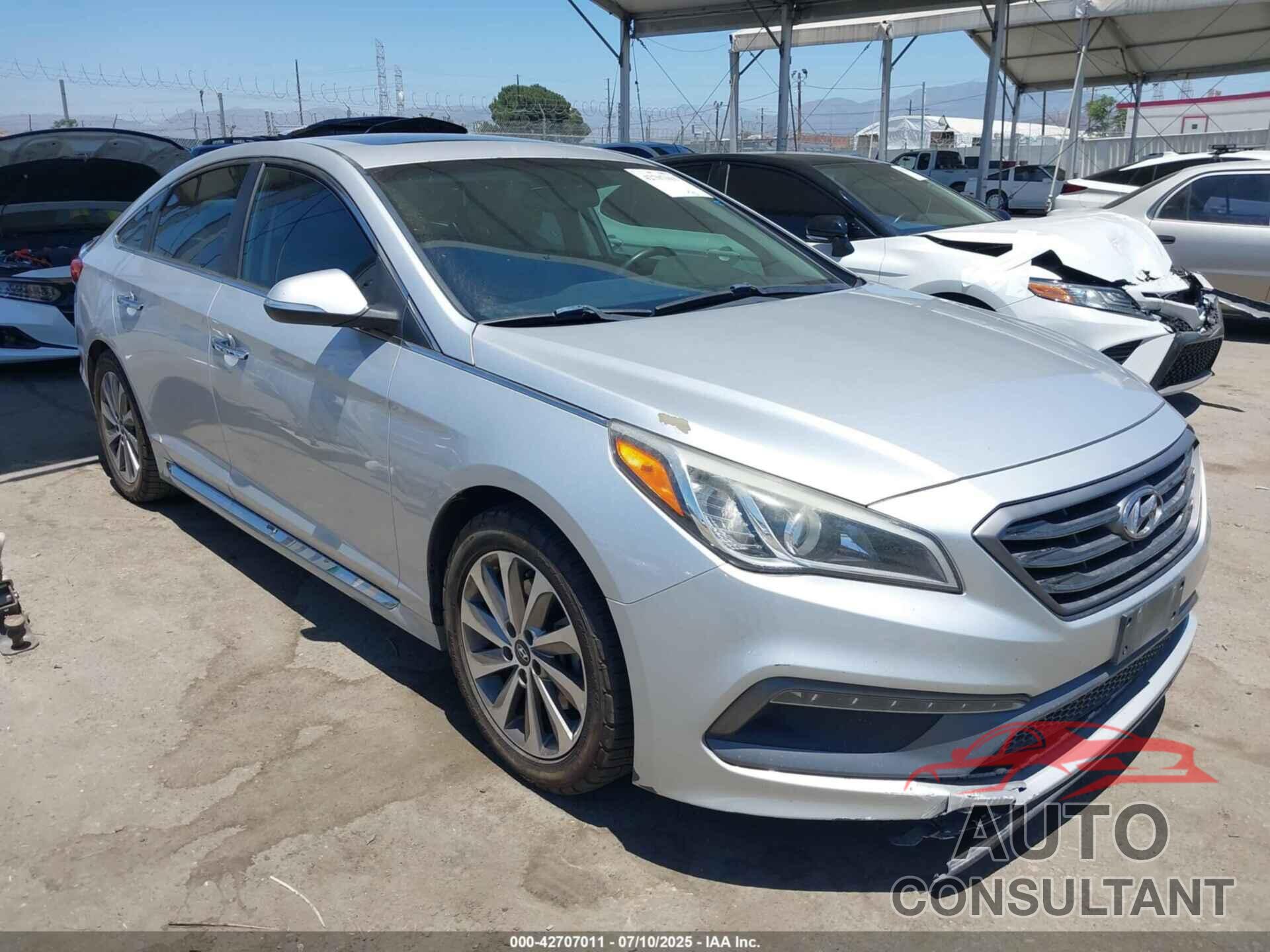 HYUNDAI SONATA 2017 - 5NPE34AFXHH584008