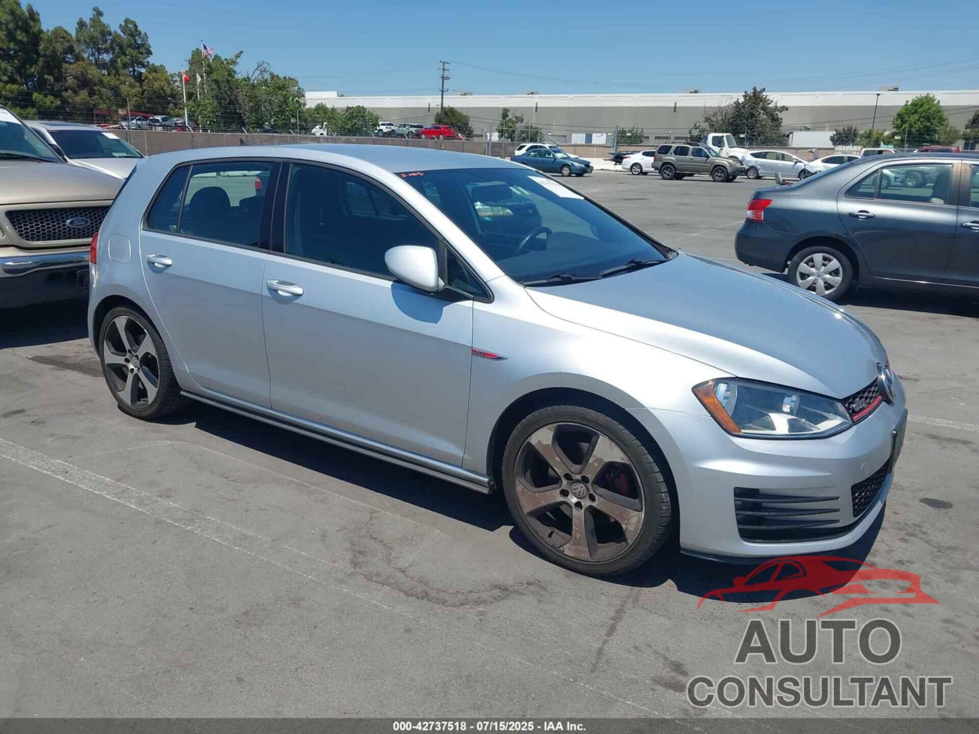 VOLKSWAGEN GOLF GTI 2016 - 3VW4T7AU2GM018765