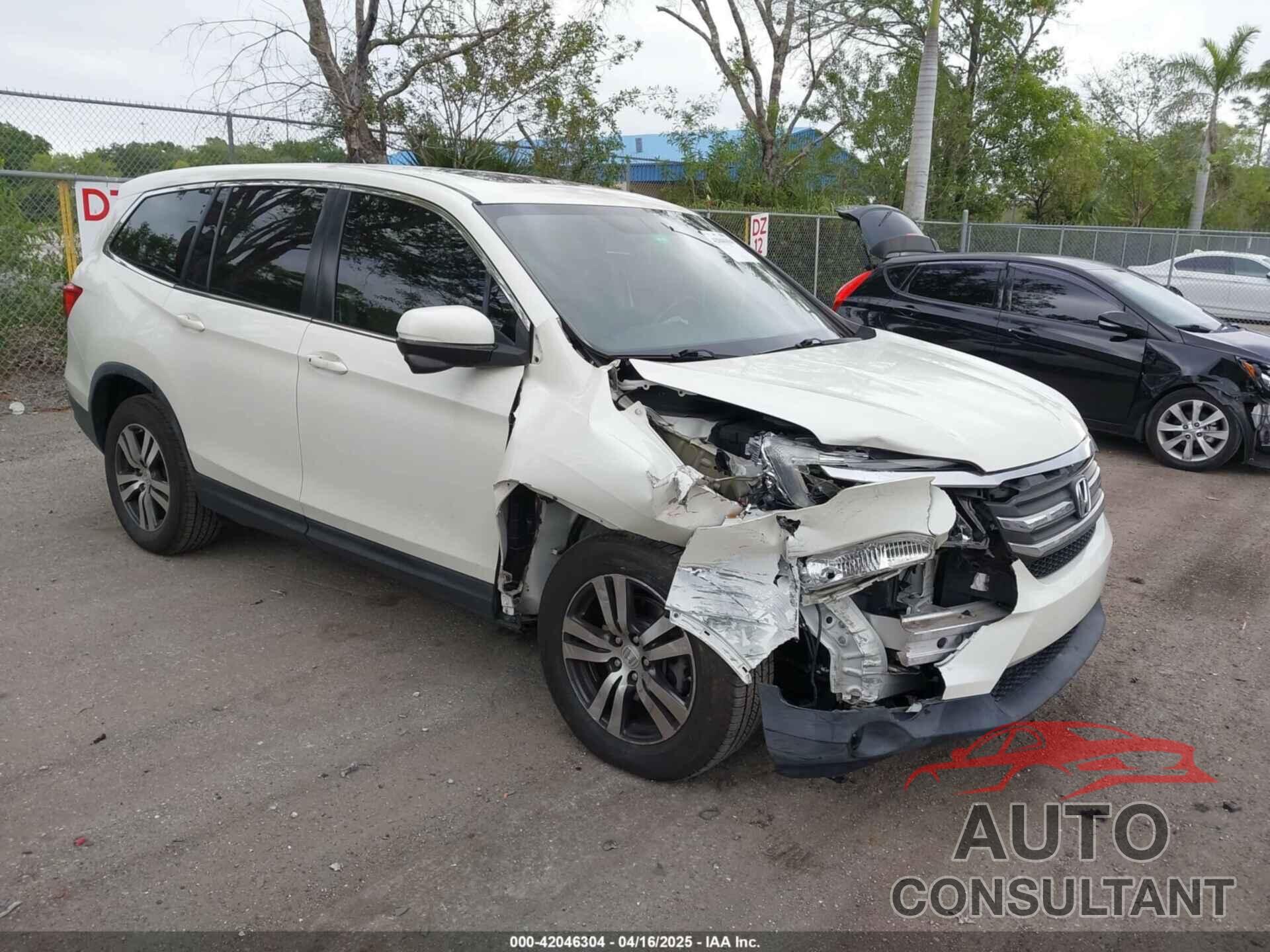 HONDA PILOT 2016 - 5FNYF5H58GB053040