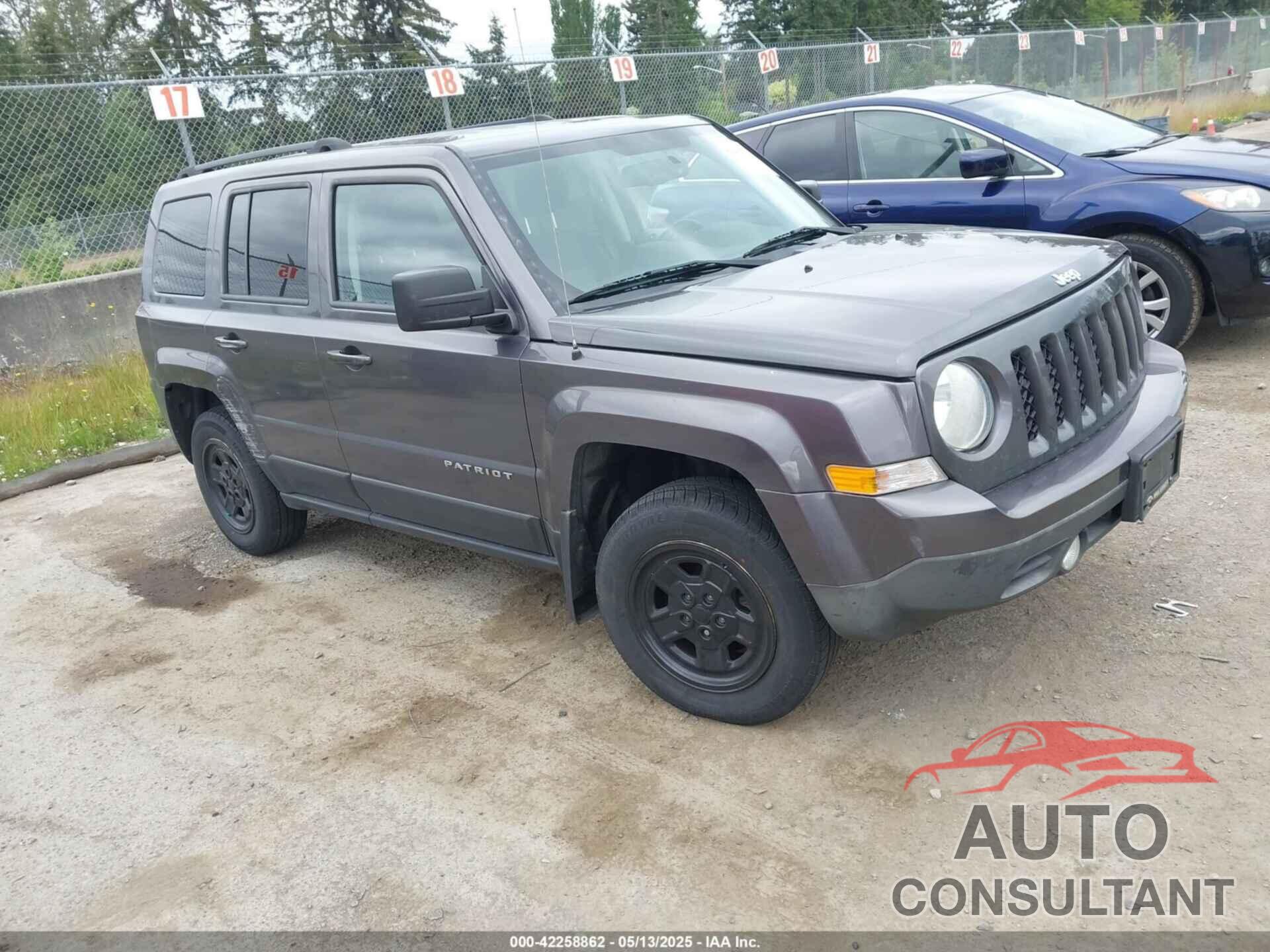 JEEP PATRIOT 2017 - 1C4NJRBB9HD111639