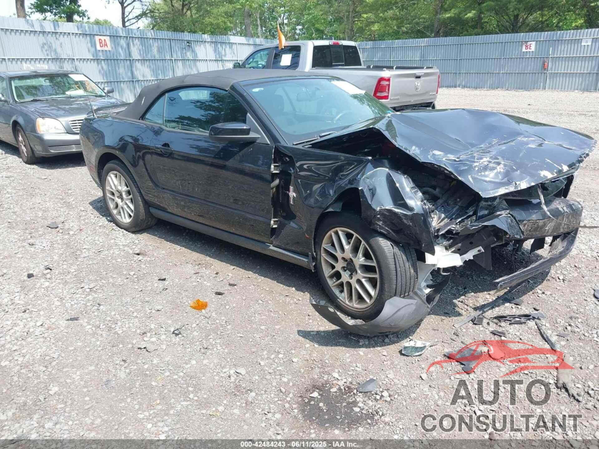 FORD MUSTANG 2012 - 1ZVBP8EM9C5220207