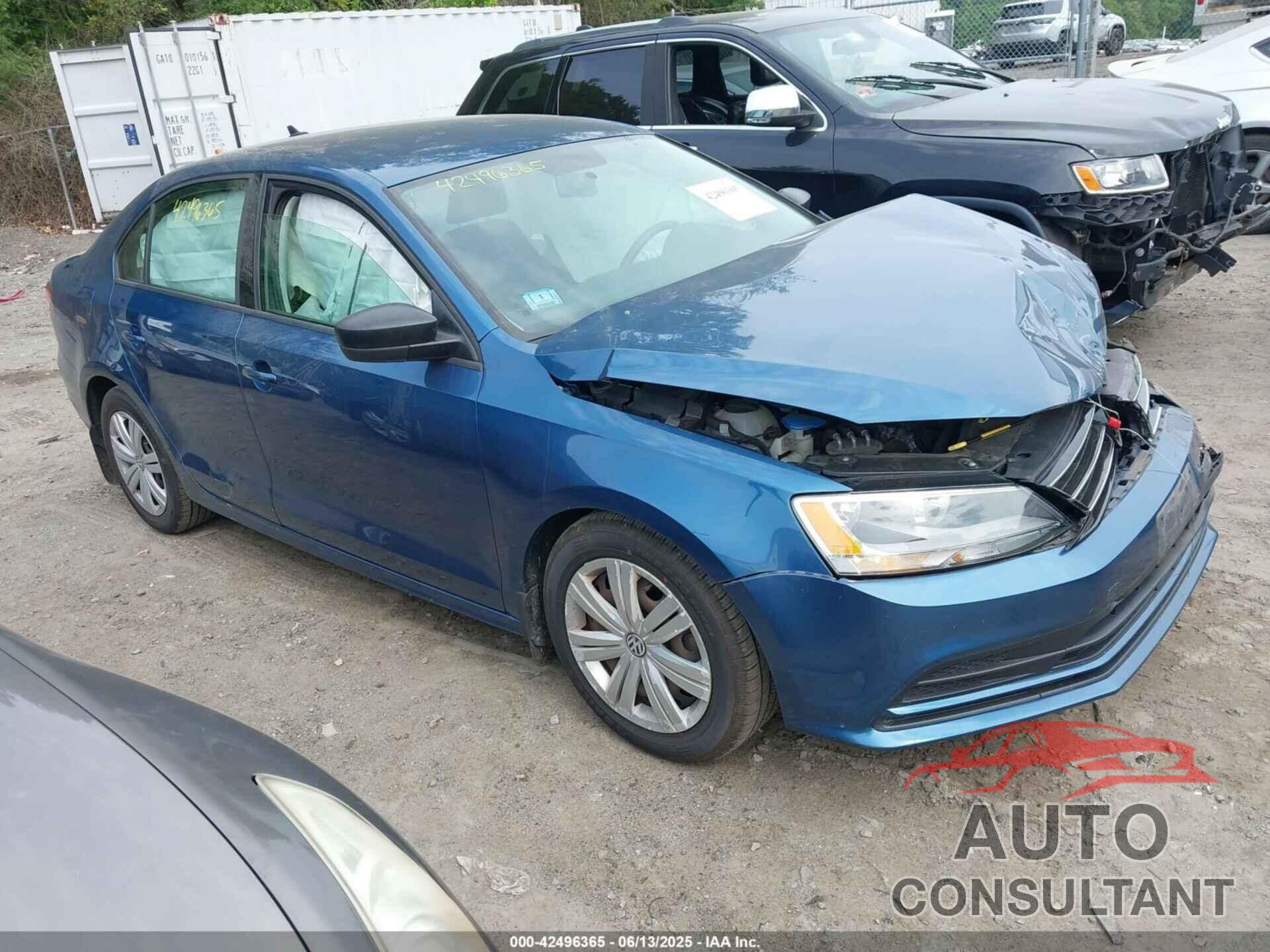 VOLKSWAGEN JETTA 2015 - 3VWLA7AJ4FM283001