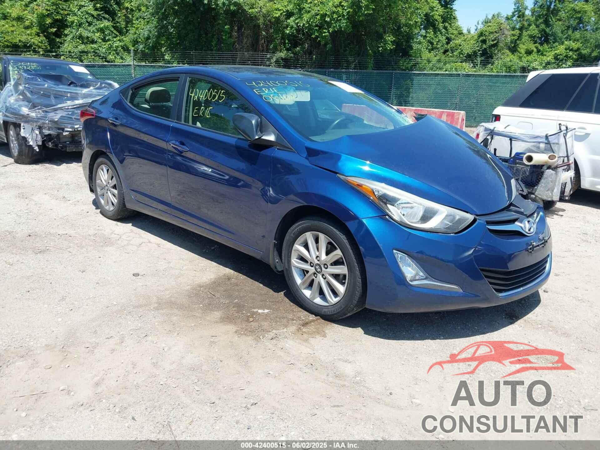 HYUNDAI ELANTRA 2015 - 5NPDH4AE8FH598863