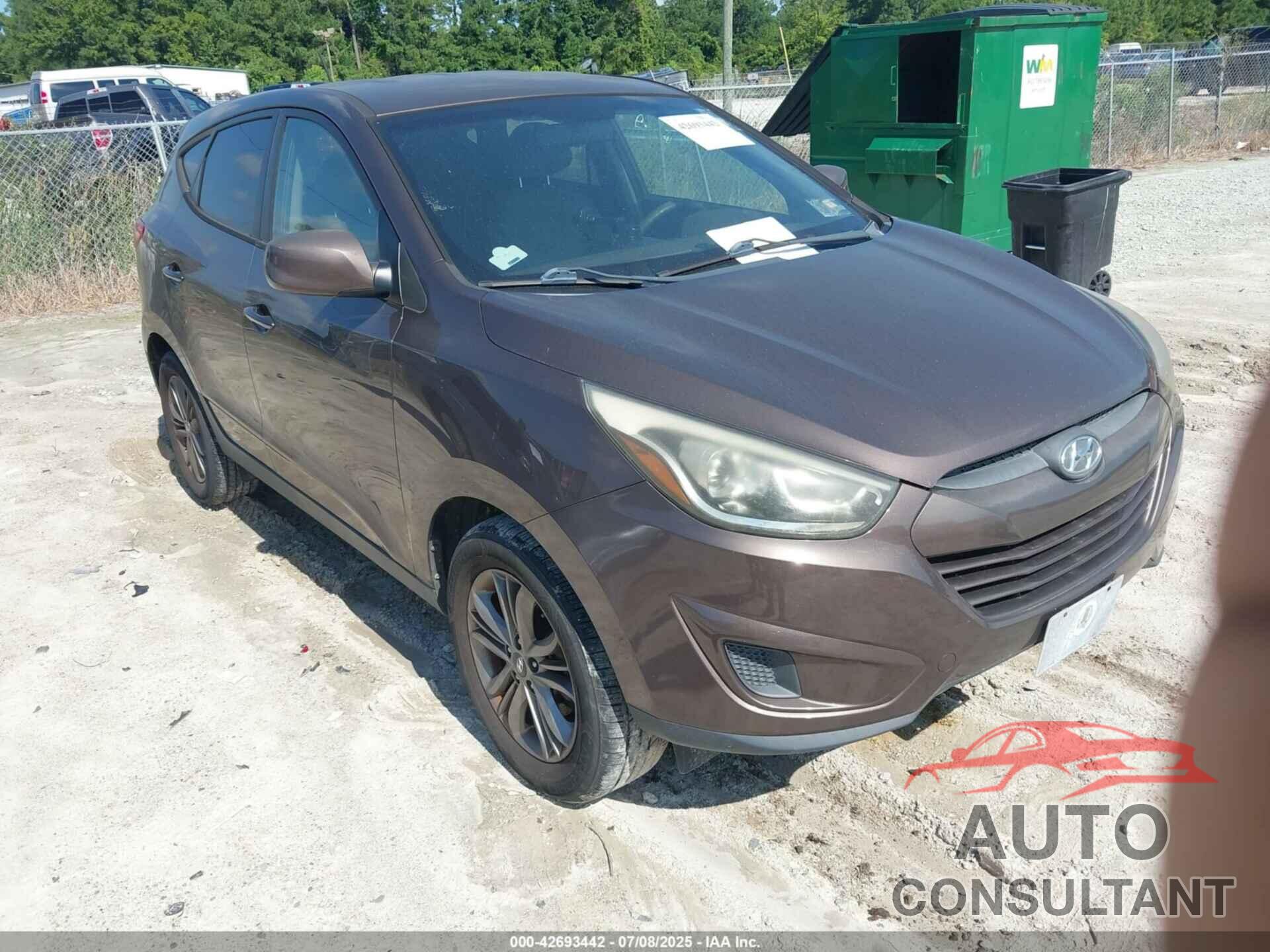 HYUNDAI TUCSON 2014 - KM8JT3AF4EU833635