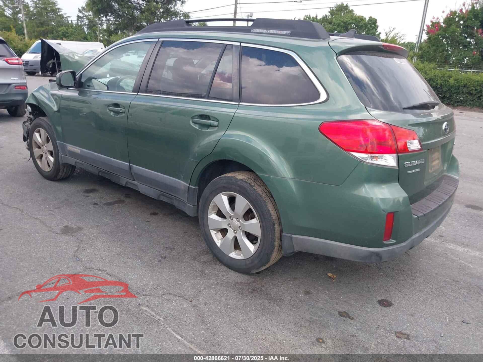 SUBARU OUTBACK 2011 - 4S4BRBLC5B3367246