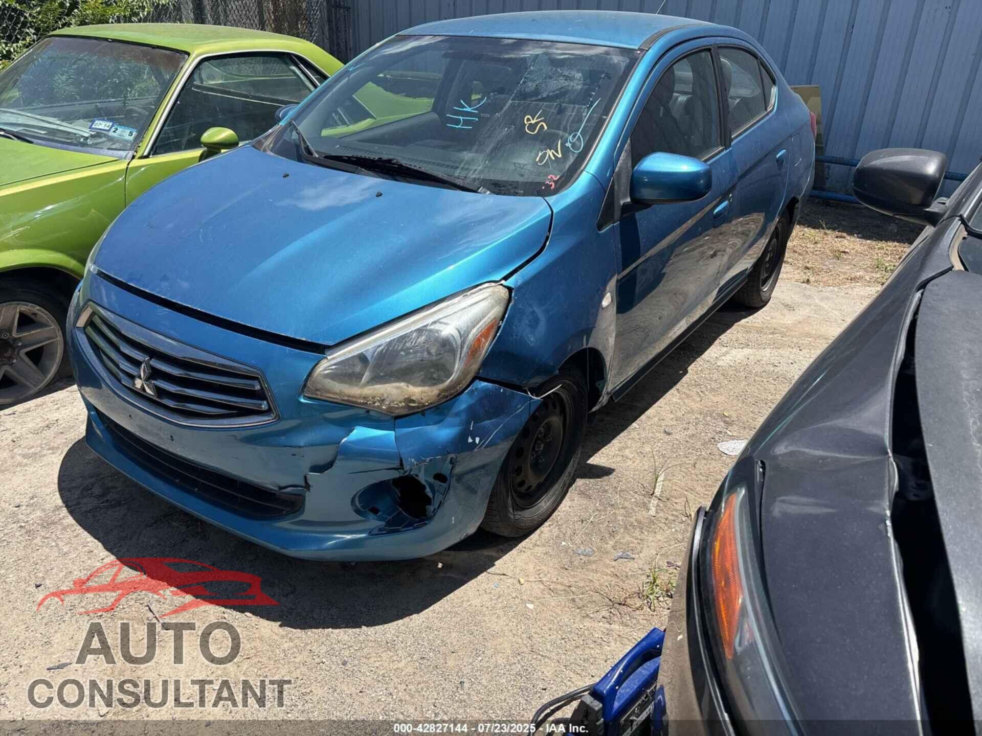 MITSUBISHI MIRAGE 2019 - ML32F3FJ2KHF03466