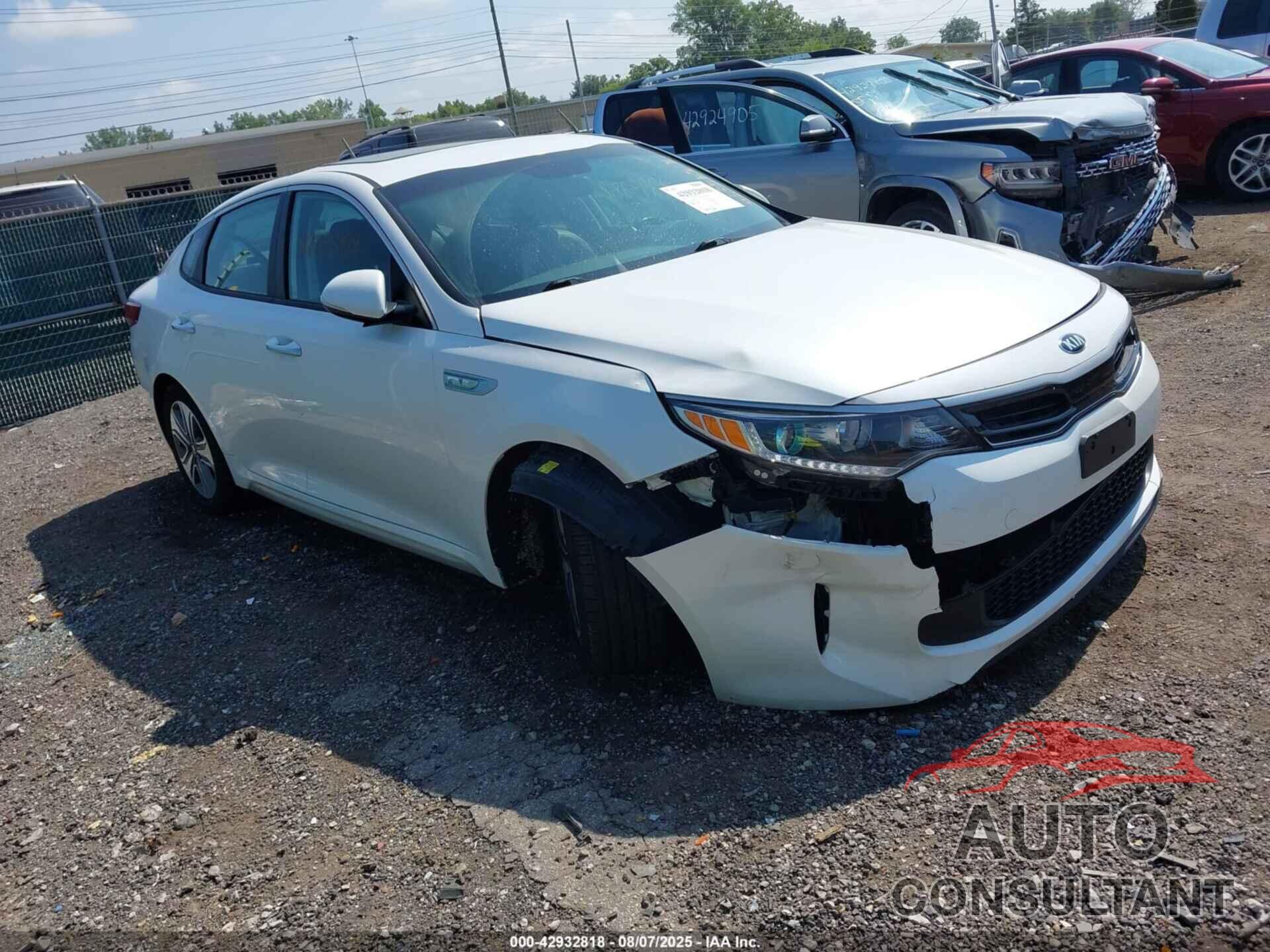 KIA OPTIMA HYBRID 2017 - KNAGU4LE5H5012710