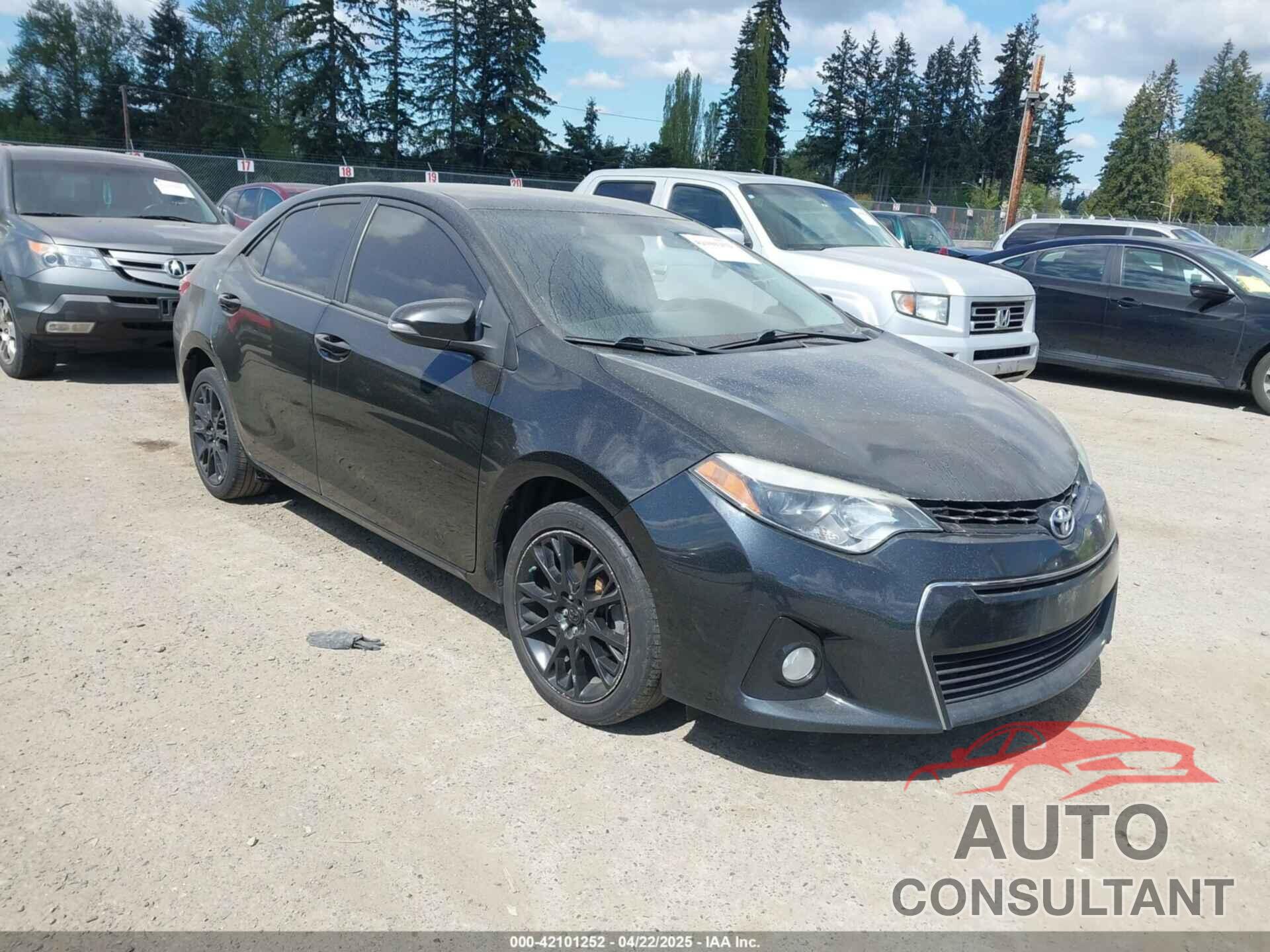 TOYOTA COROLLA 2016 - 2T1BURHE0GC565172