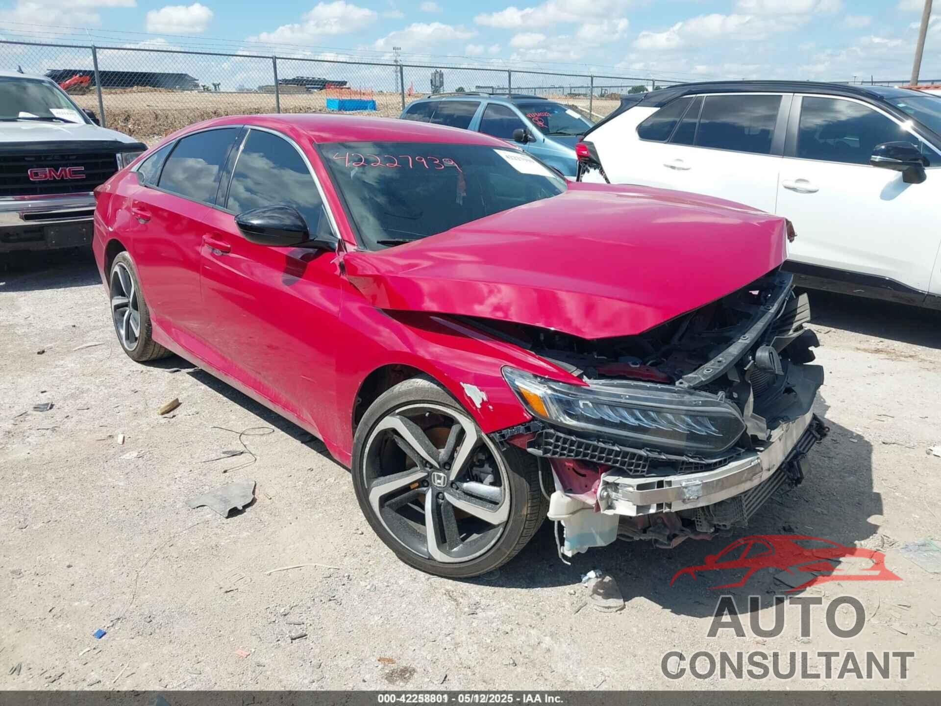 HONDA ACCORD 2021 - 1HGCV1F30MA082089