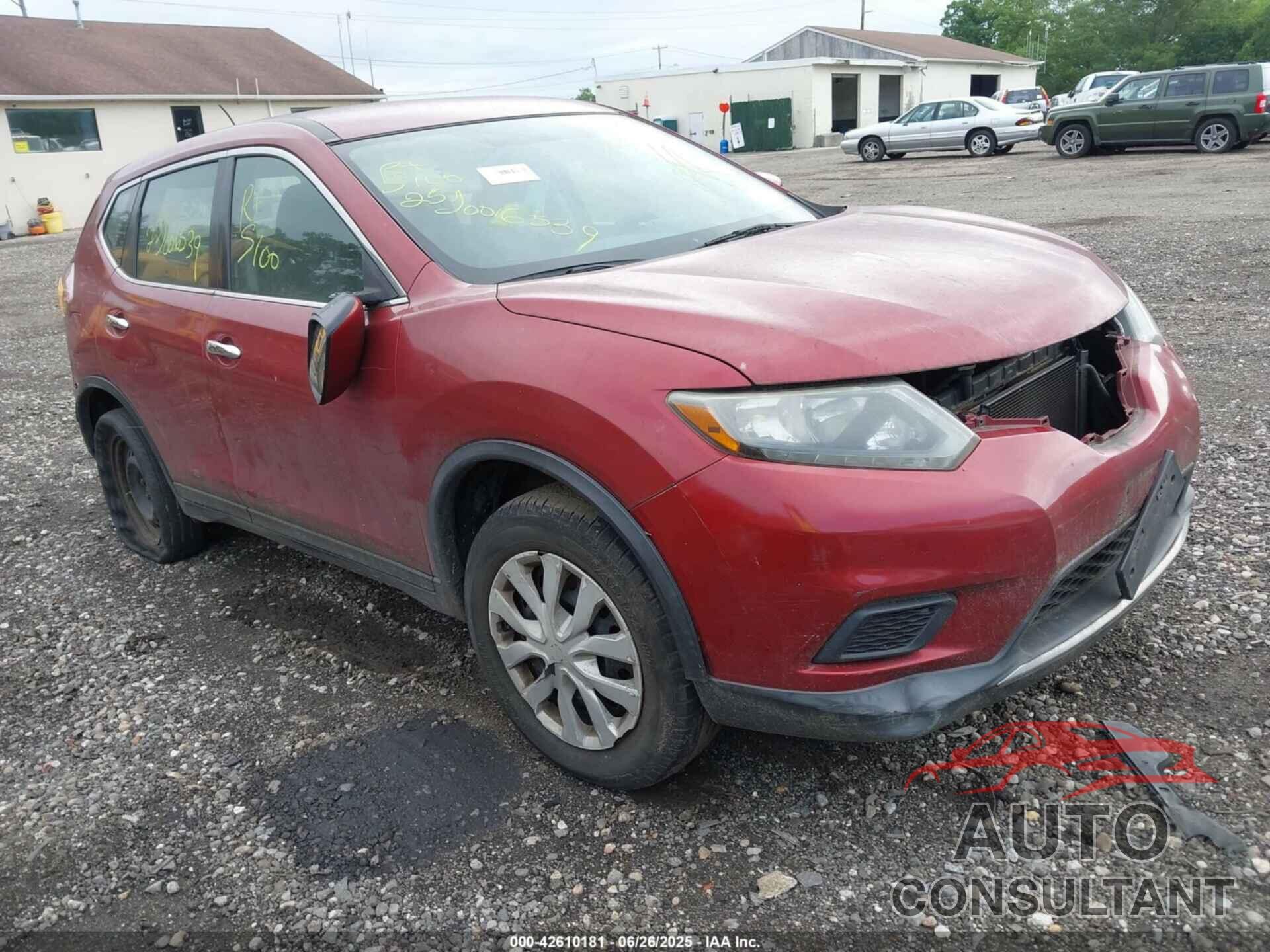 NISSAN ROGUE 2015 - KNMAT2MVXFP535107