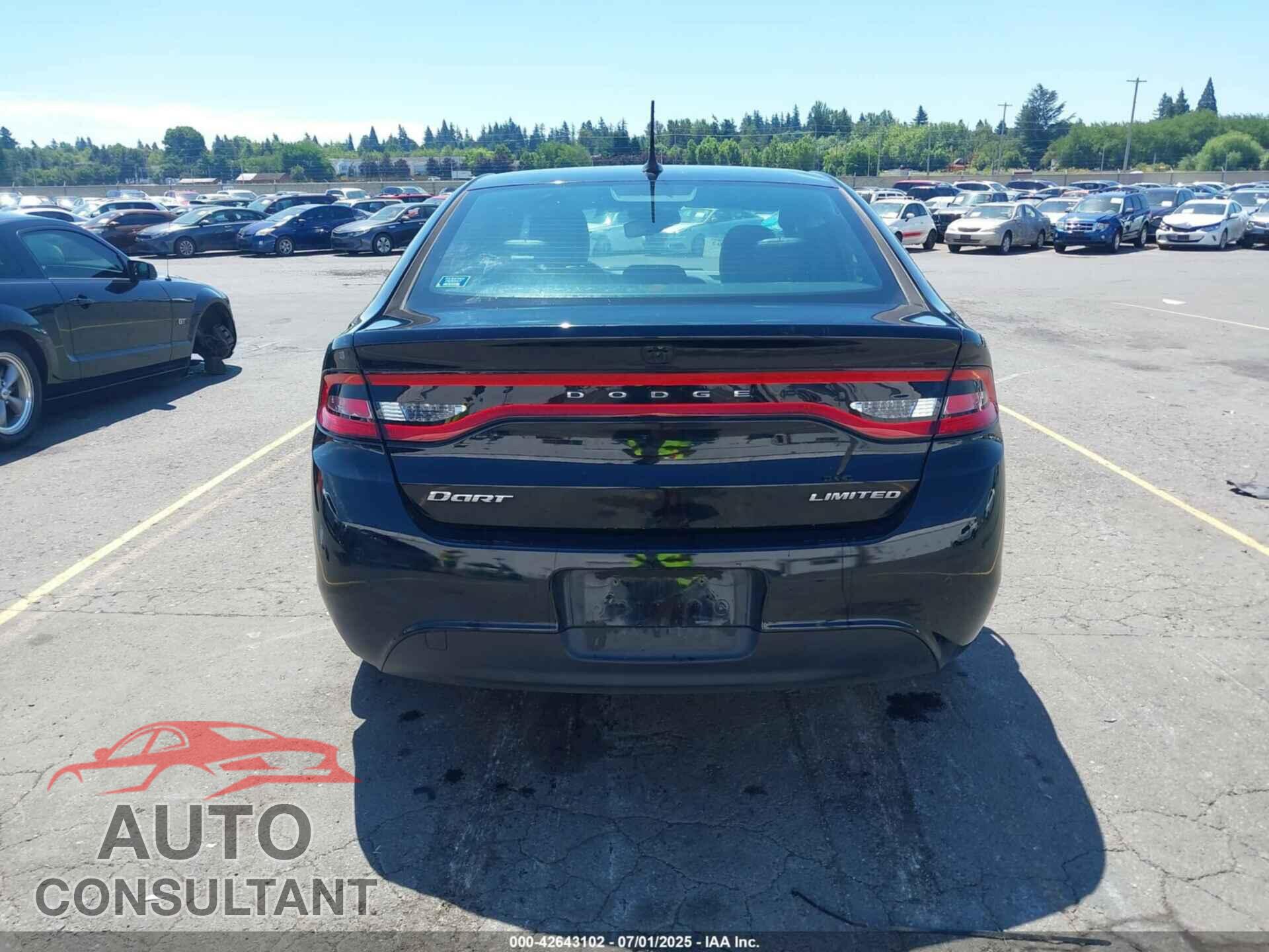 DODGE DART 2013 - 1C3CDFCA5DD106150