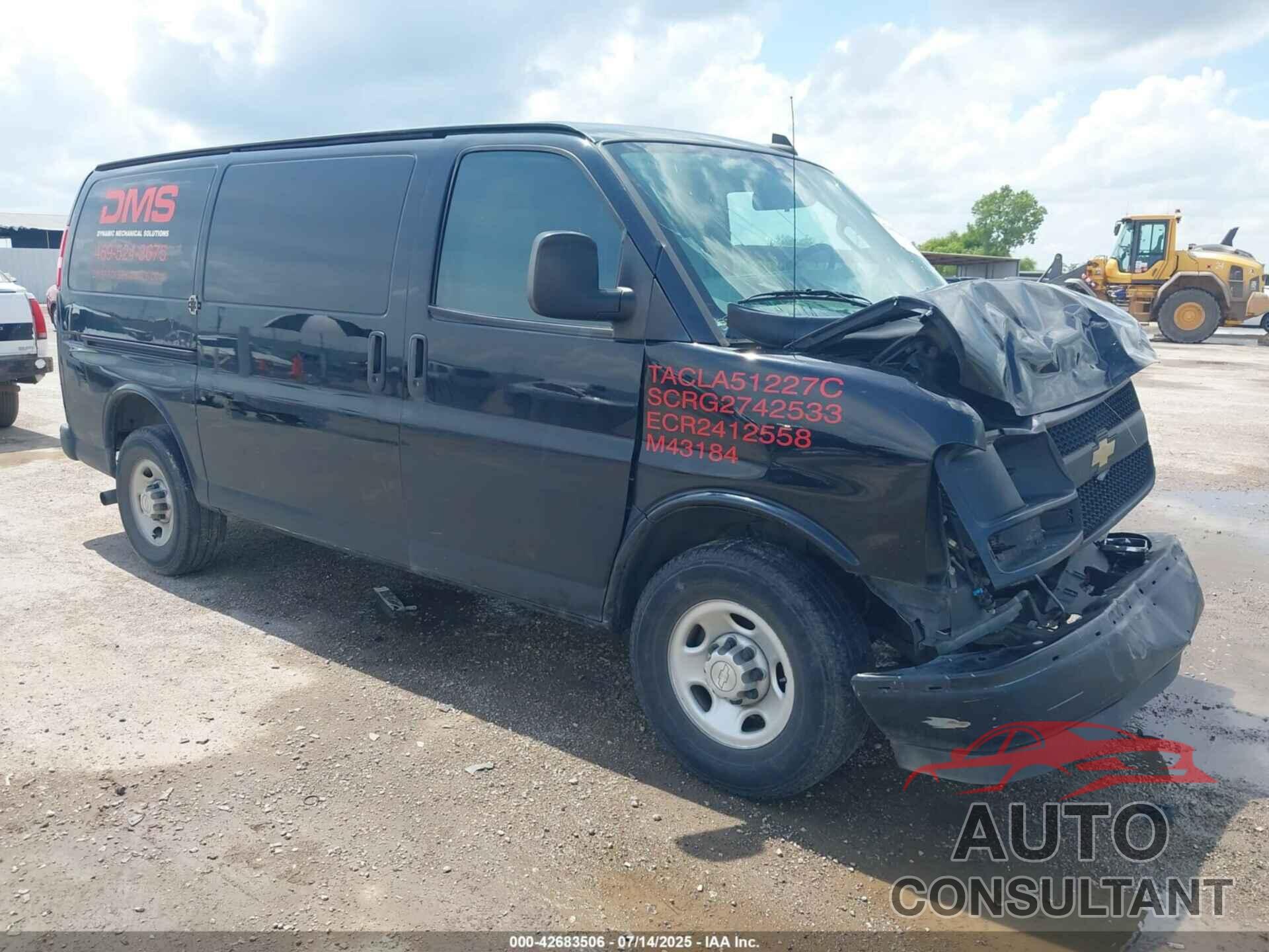 CHEVROLET EXPRESS 2500 2017 - 1GCWGAFFXH1164224