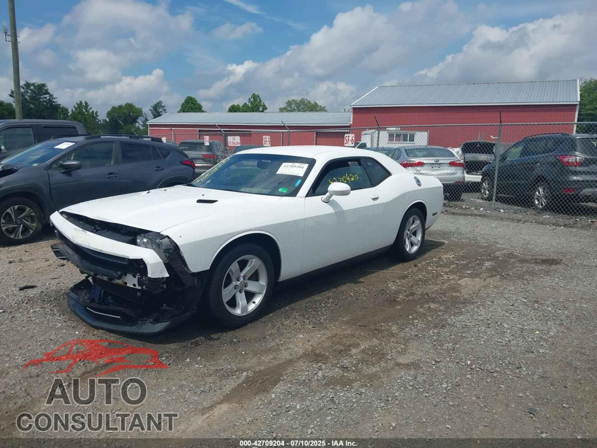 DODGE CHALLENGER 2012 - 2C3CDYAG0CH294001