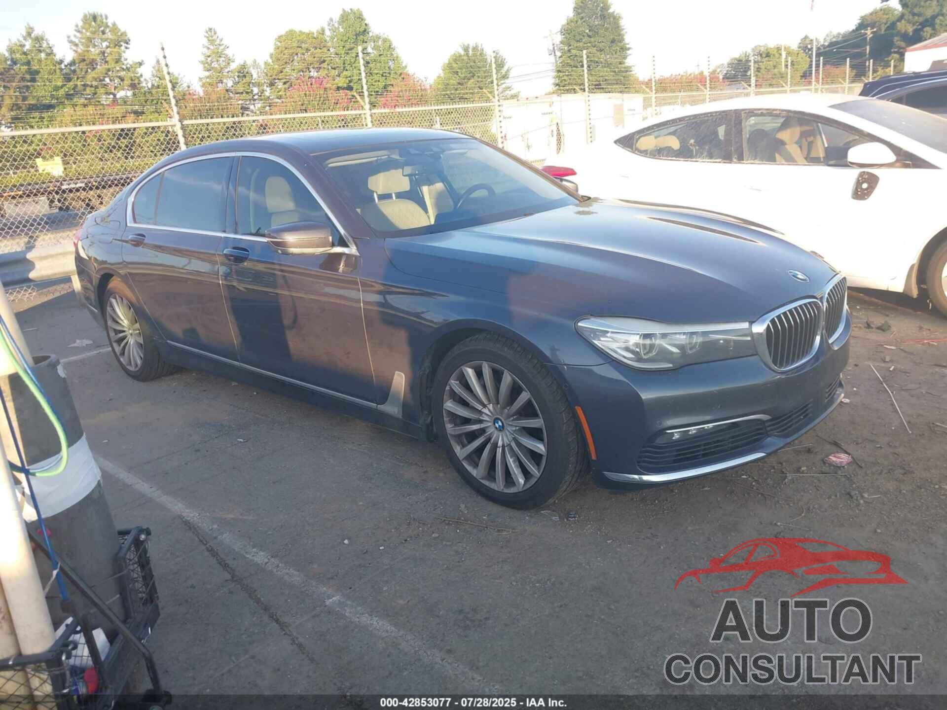 BMW 740I 2017 - WBA7E2C56HG739442