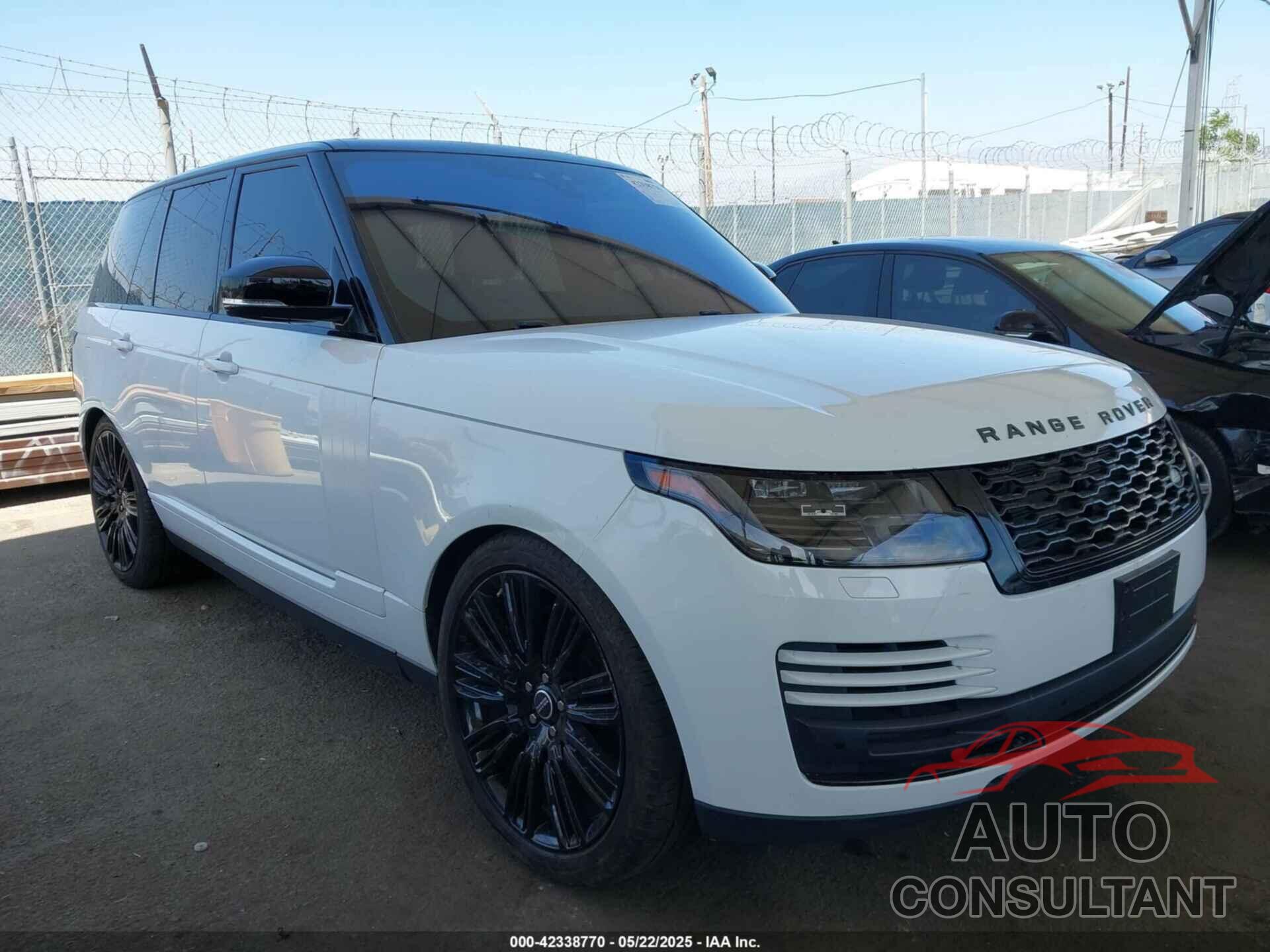 LAND ROVER RANGE ROVER 2018 - SALGR2RV5JA506118