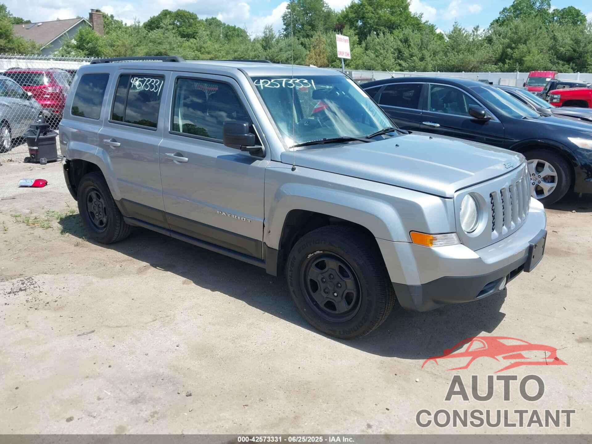 JEEP PATRIOT 2016 - 1C4NJPBA3GD679346
