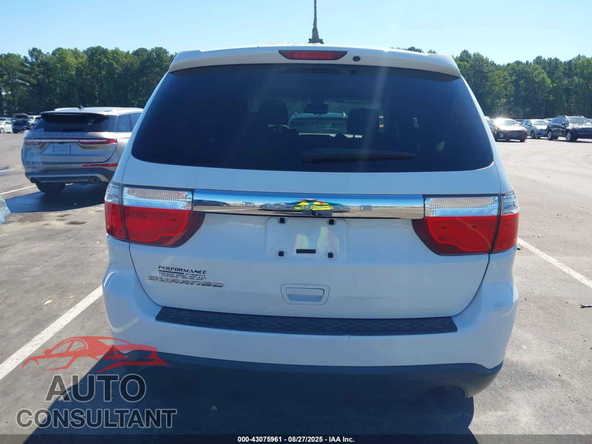 DODGE DURANGO 2013 - 1C4RDHAG6DC584320