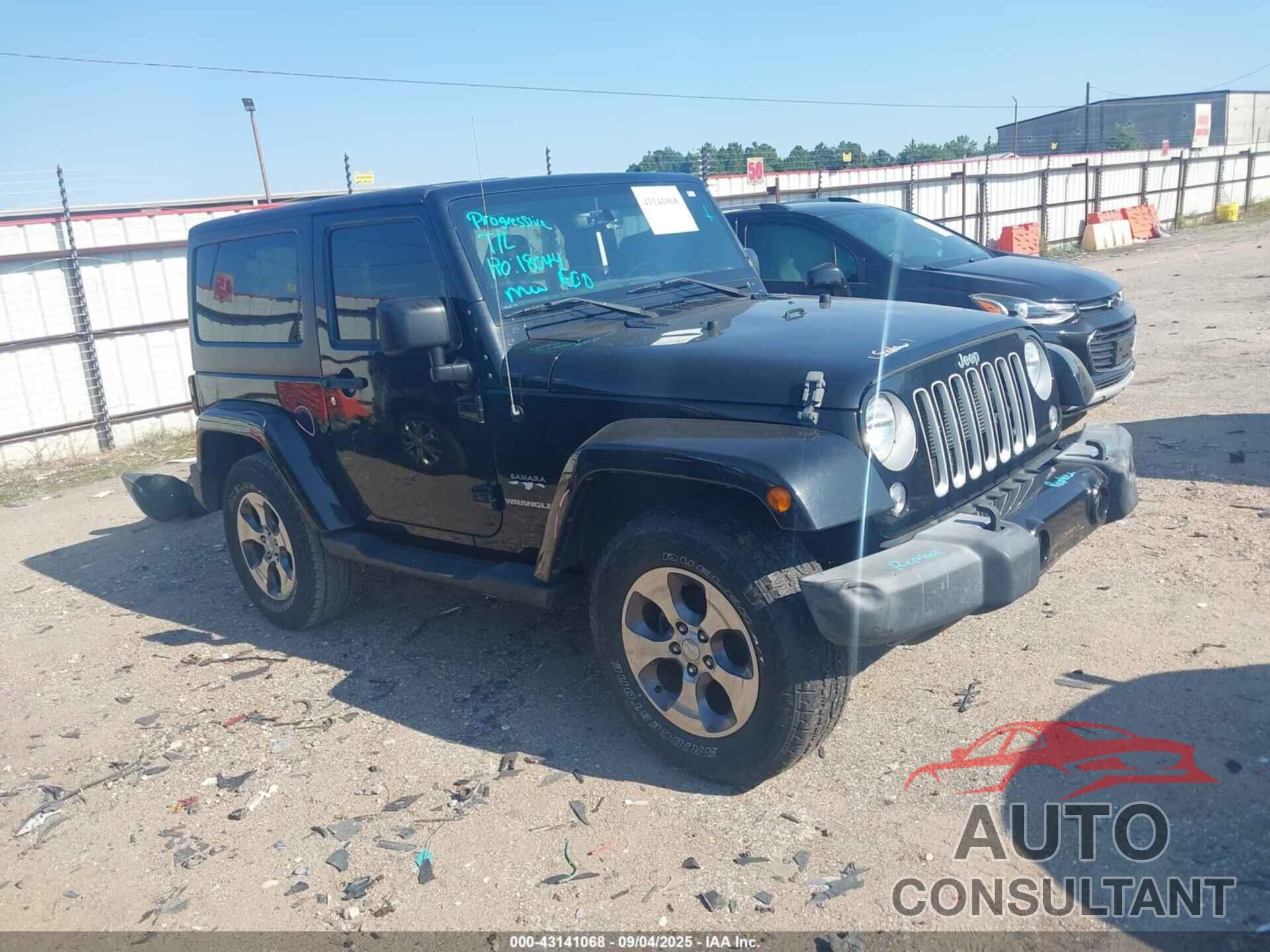 JEEP WRANGLER 2016 - 1C4AJWBG8GL220235