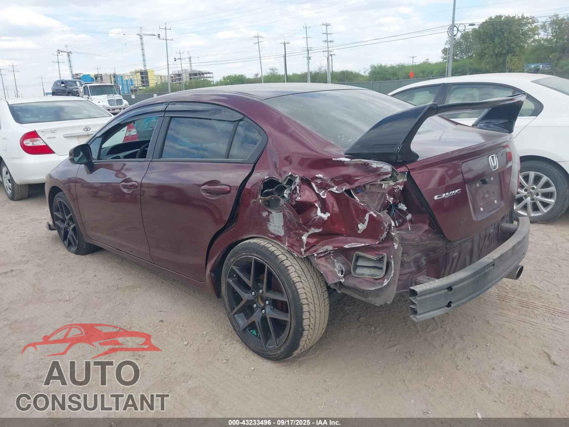 HONDA CIVIC 2012 - 2HGFB2F53CH606932