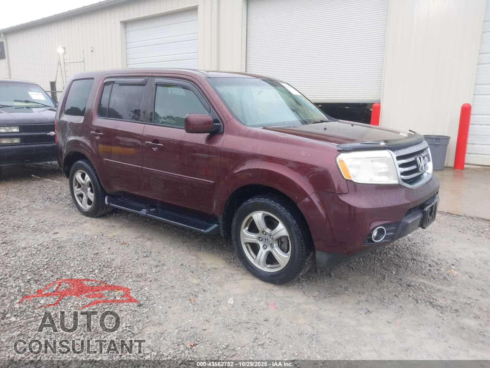 HONDA PILOT 2012 - 5FNYF3H63CB028800