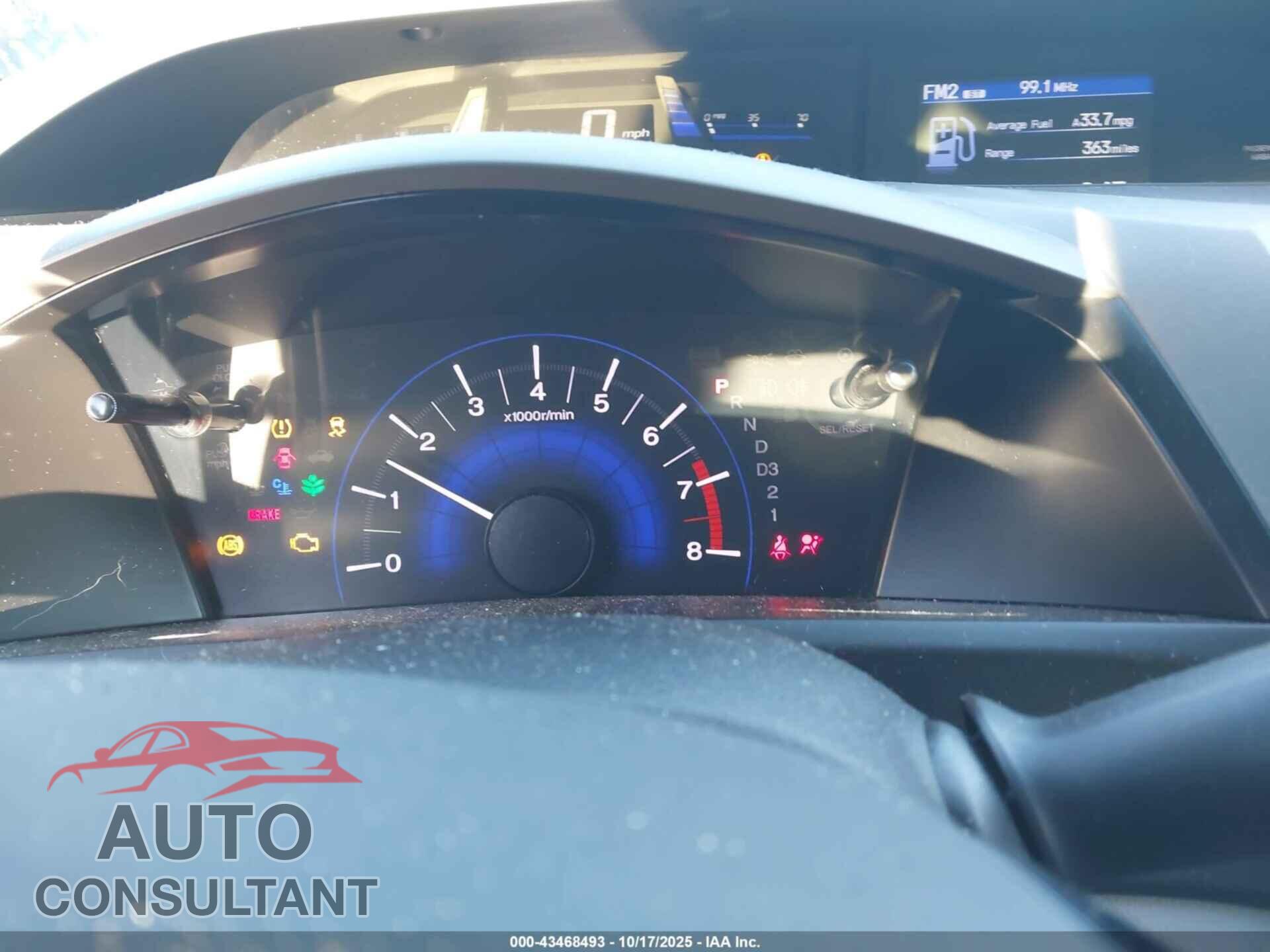 HONDA CIVIC 2012 - 19XFB2F50CE070208