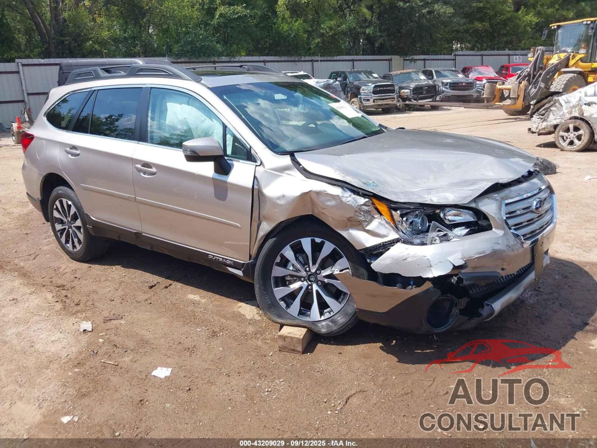 SUBARU OUTBACK 2017 - 4S4BSANC8H3403080