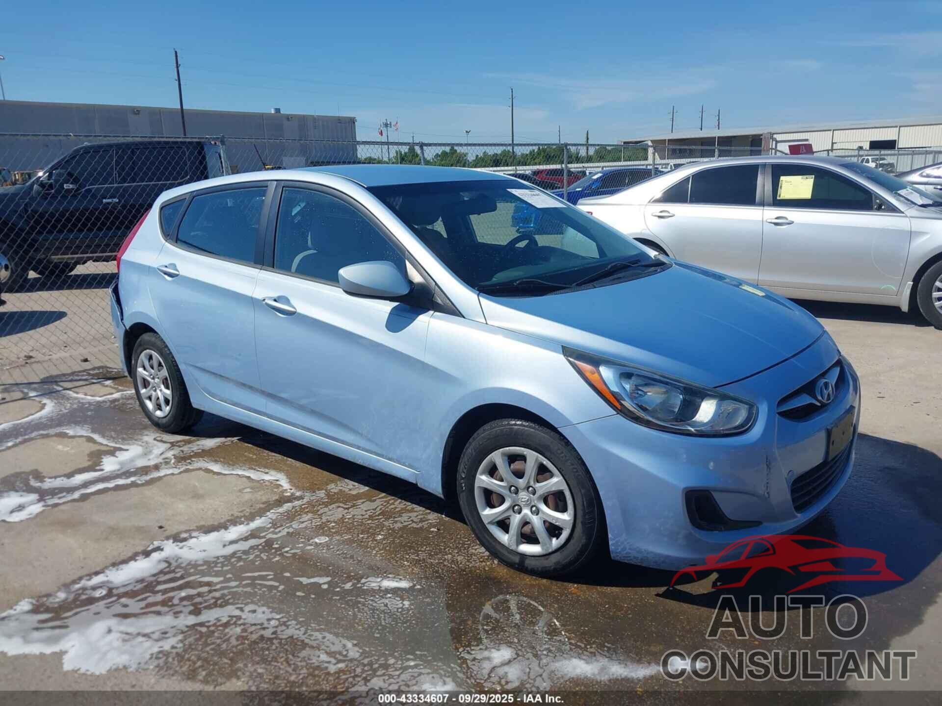 HYUNDAI ACCENT 2012 - KMHCT5AE9CU020591