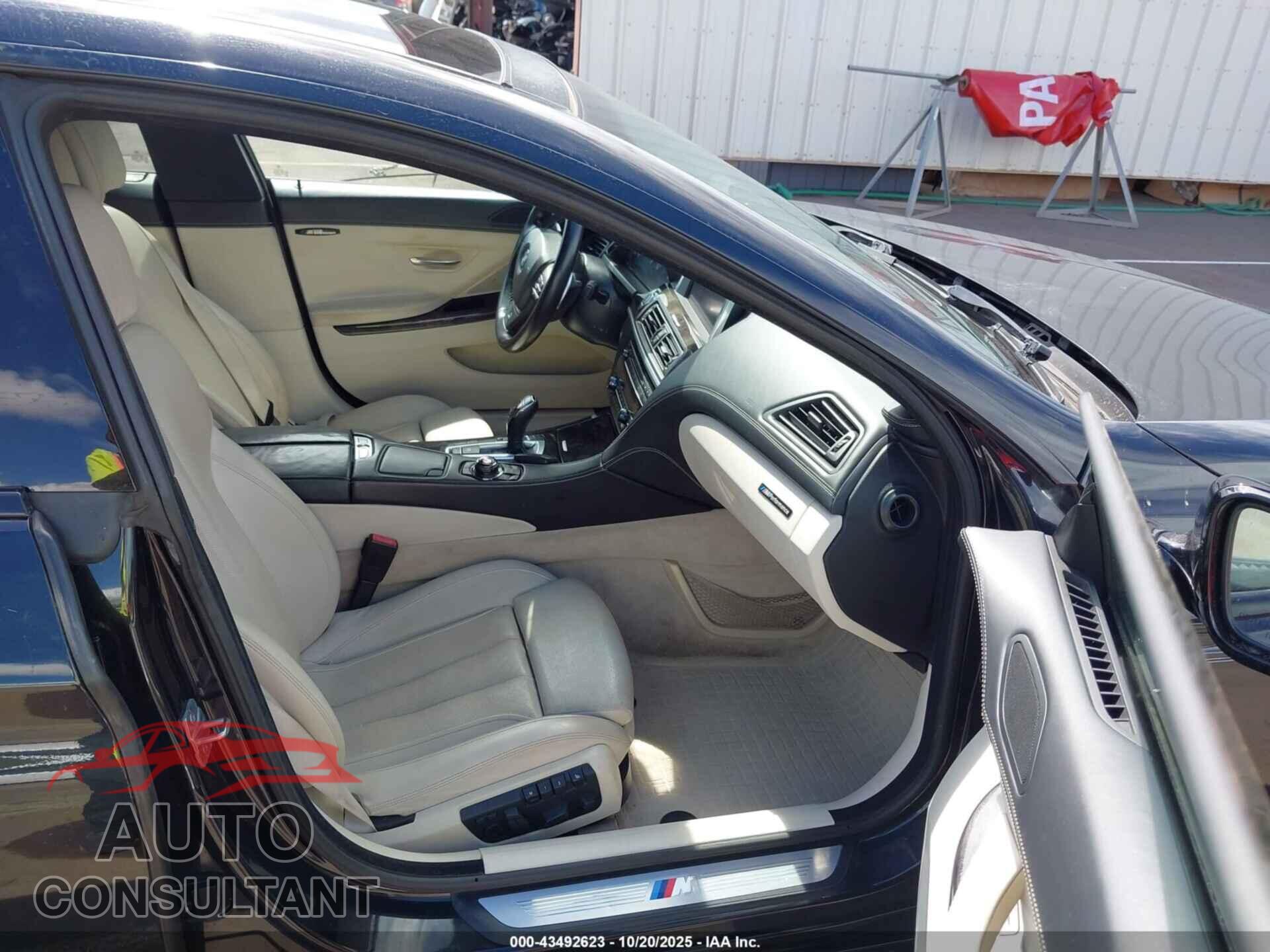BMW 650I GRAN COUPE 2013 - WBA6B2C57DDG66990