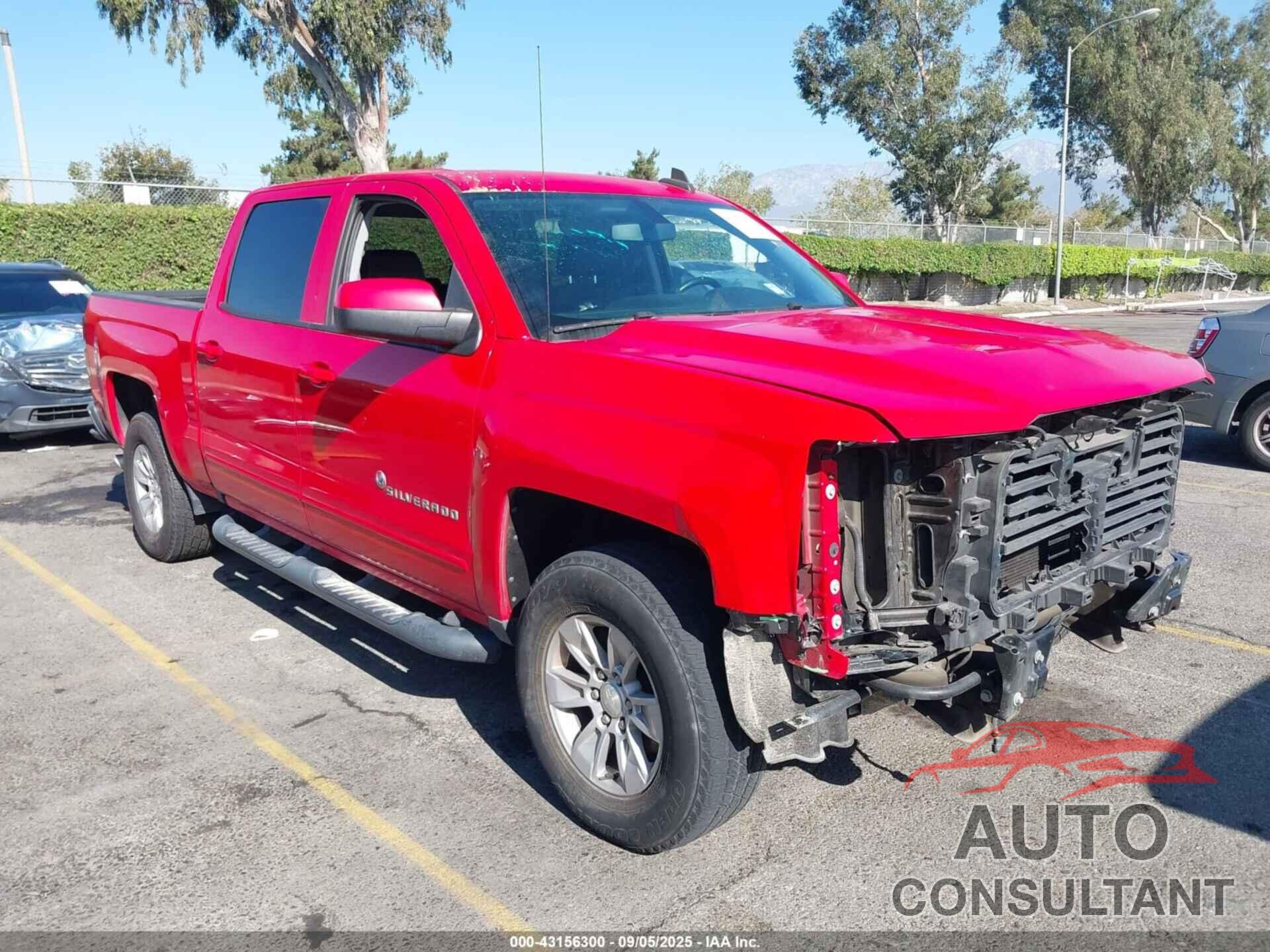 CHEVROLET SILVERADO 1500 2018 - 3GCPCREC9JG584585