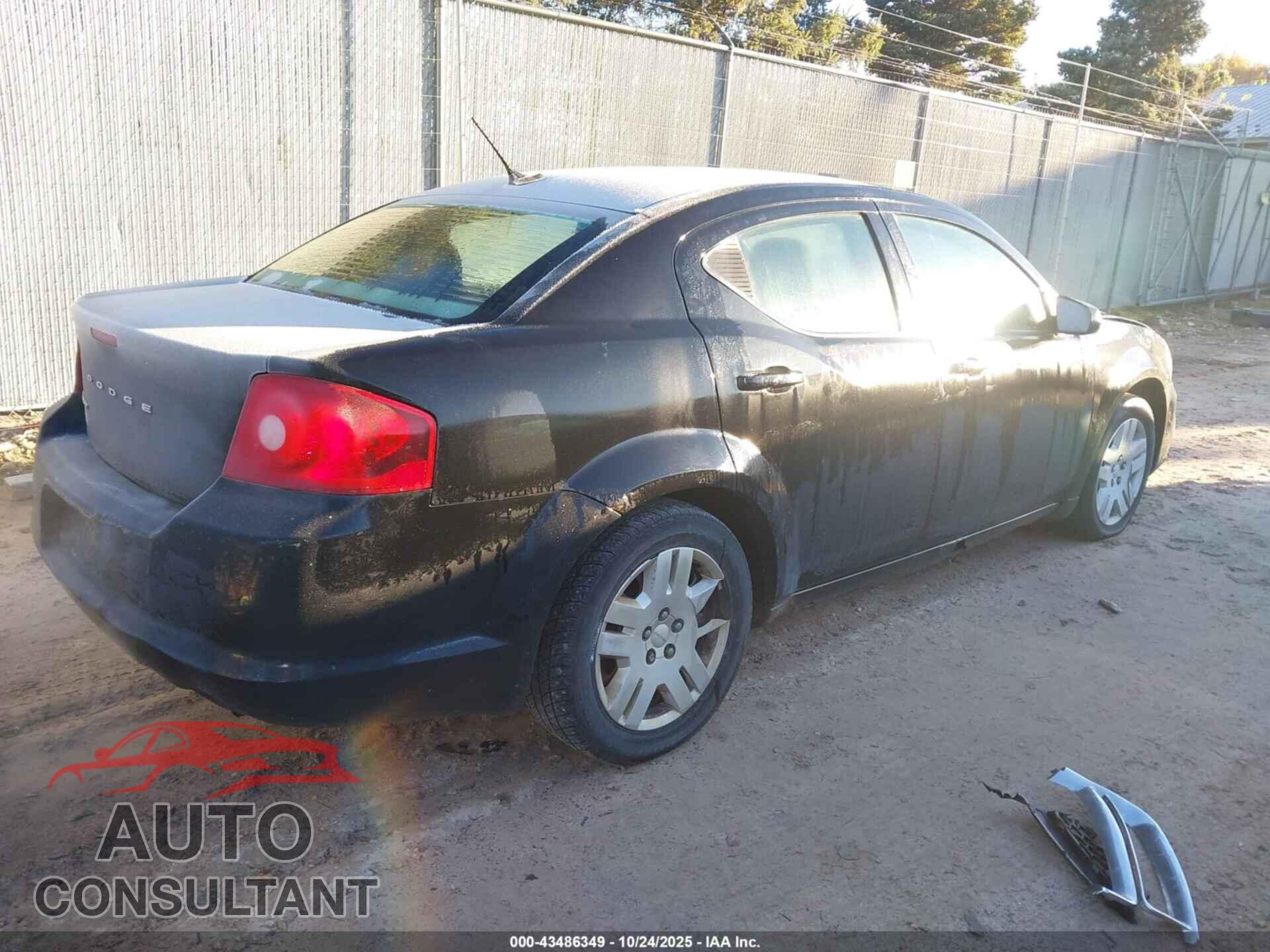 DODGE AVENGER 2011 - 1B3BD4FB3BN592045