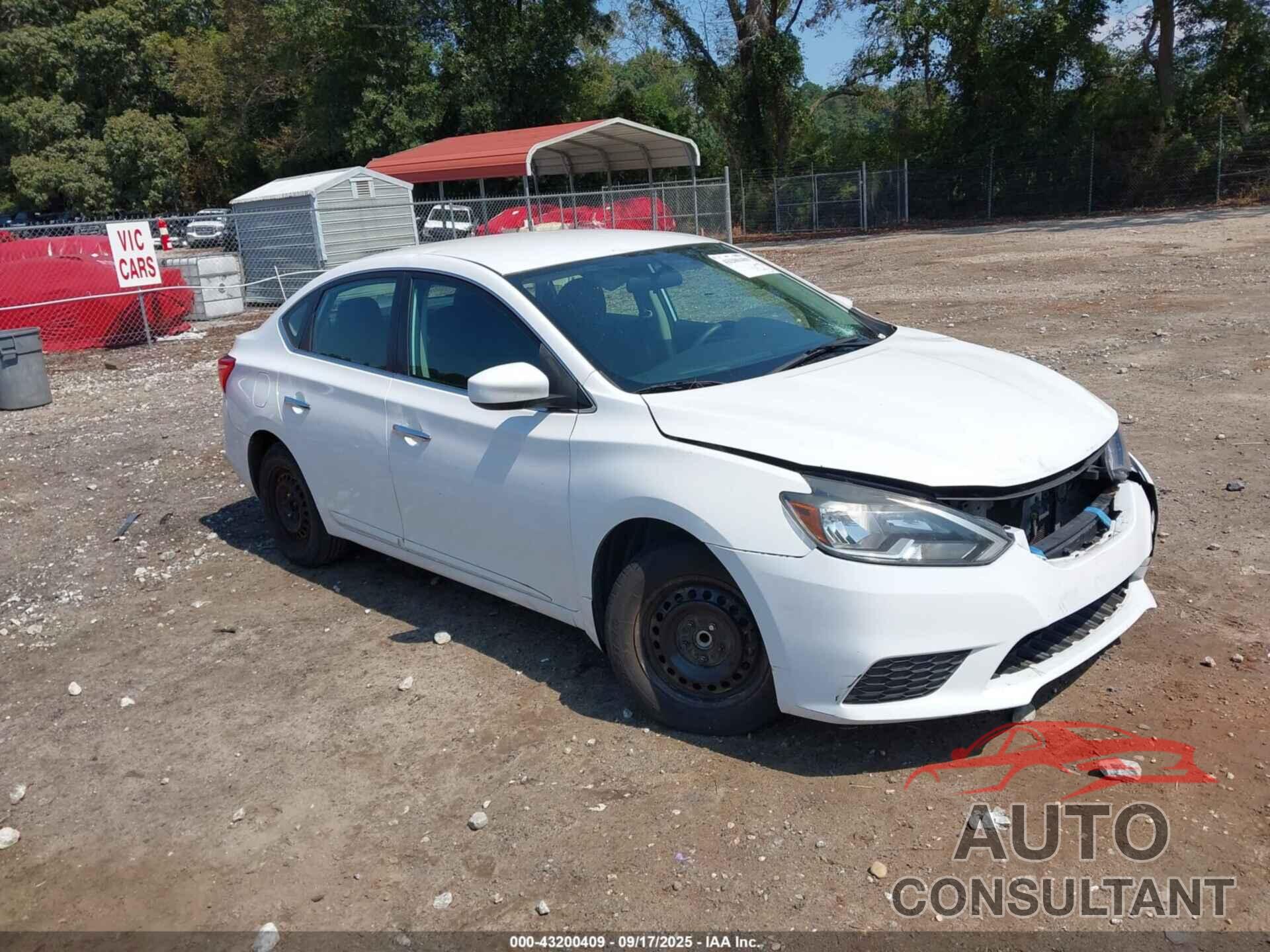 NISSAN SENTRA 2017 - 3N1AB7APXHL639216