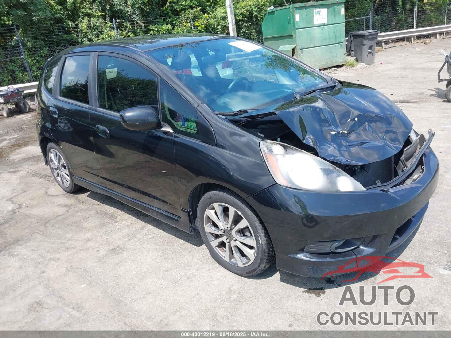 HONDA FIT 2013 - JHMGE8H53DC001340