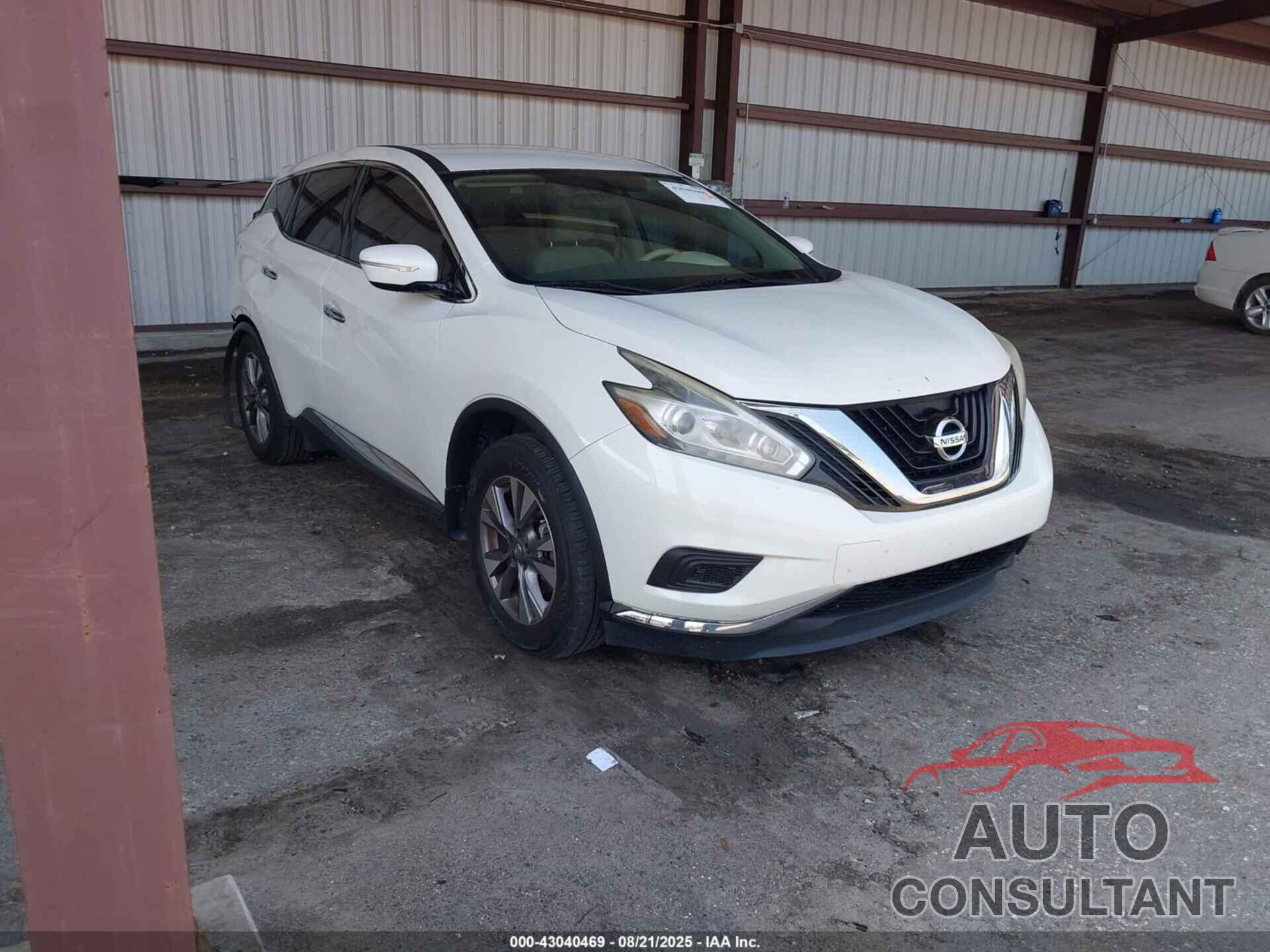 NISSAN MURANO 2015 - 5N1AZ2MG9FN280084