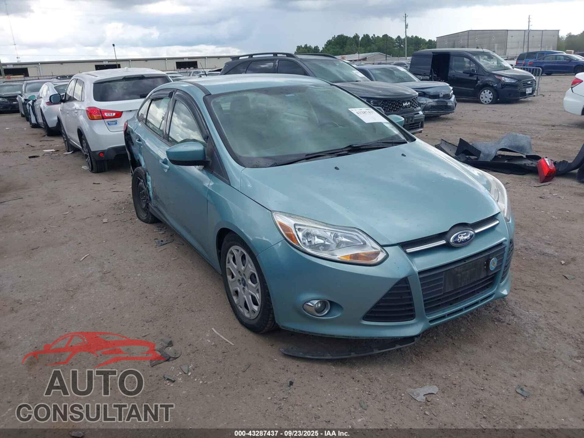 FORD FOCUS 2012 - 1FAHP3F25CL172901