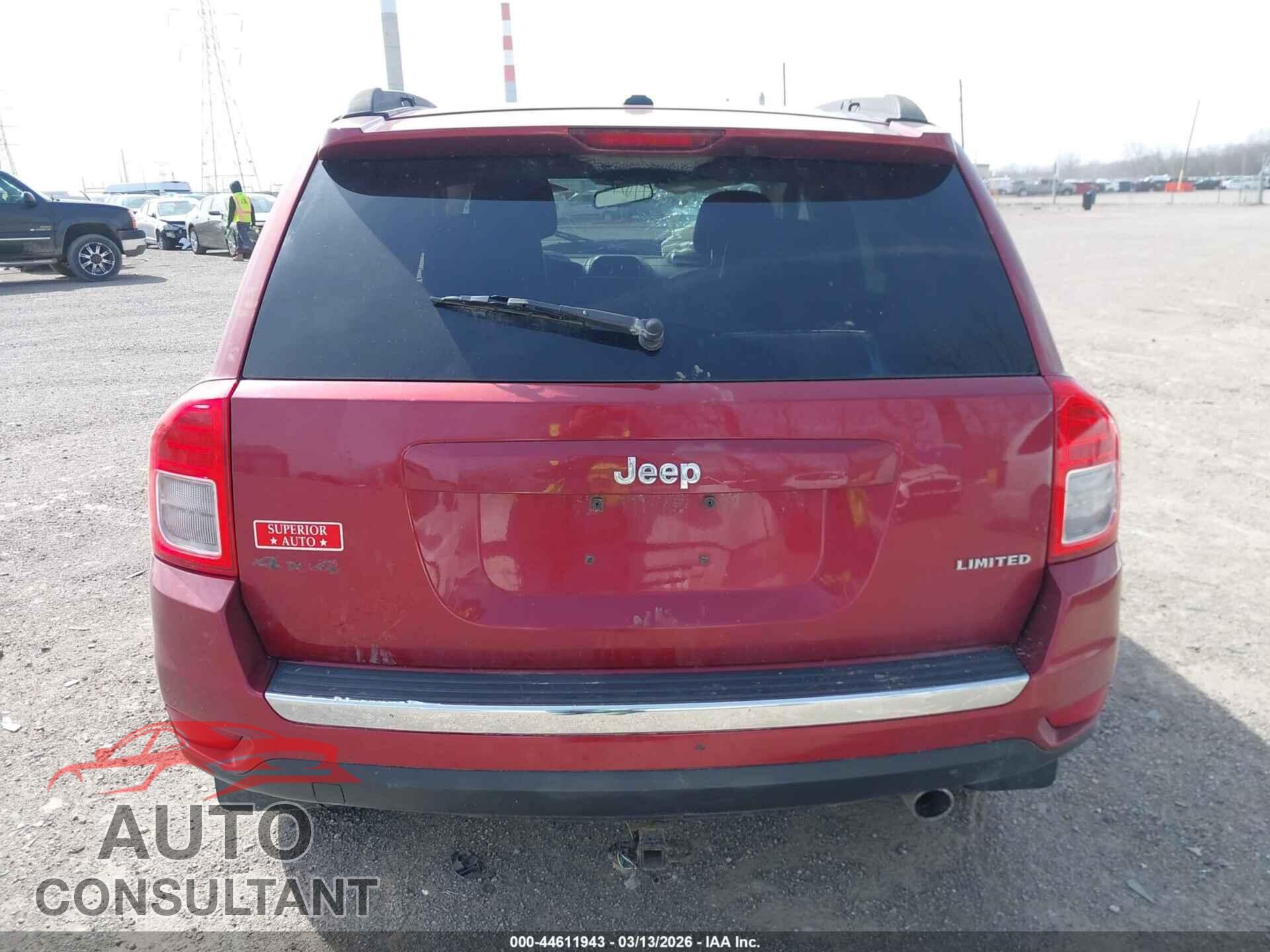 JEEP COMPASS 2013 - 1C4NJDCB9DD190600