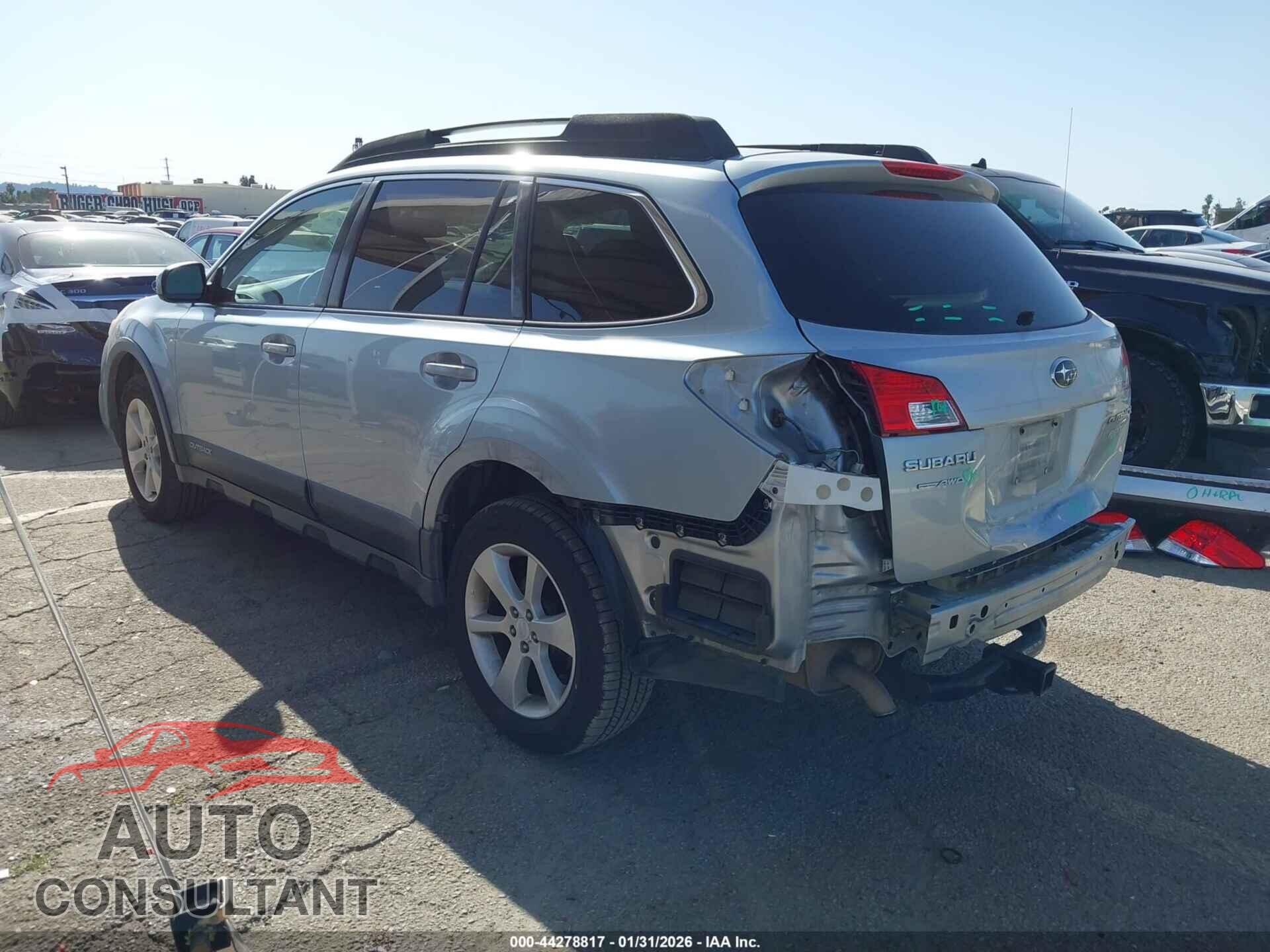 SUBARU OUTBACK 2013 - 4S4BRBCC9D3292425