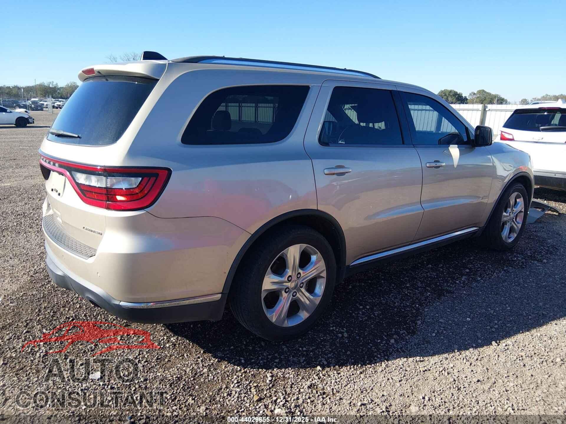 DODGE DURANGO 2014 - 1C4SDHDTXEC344411