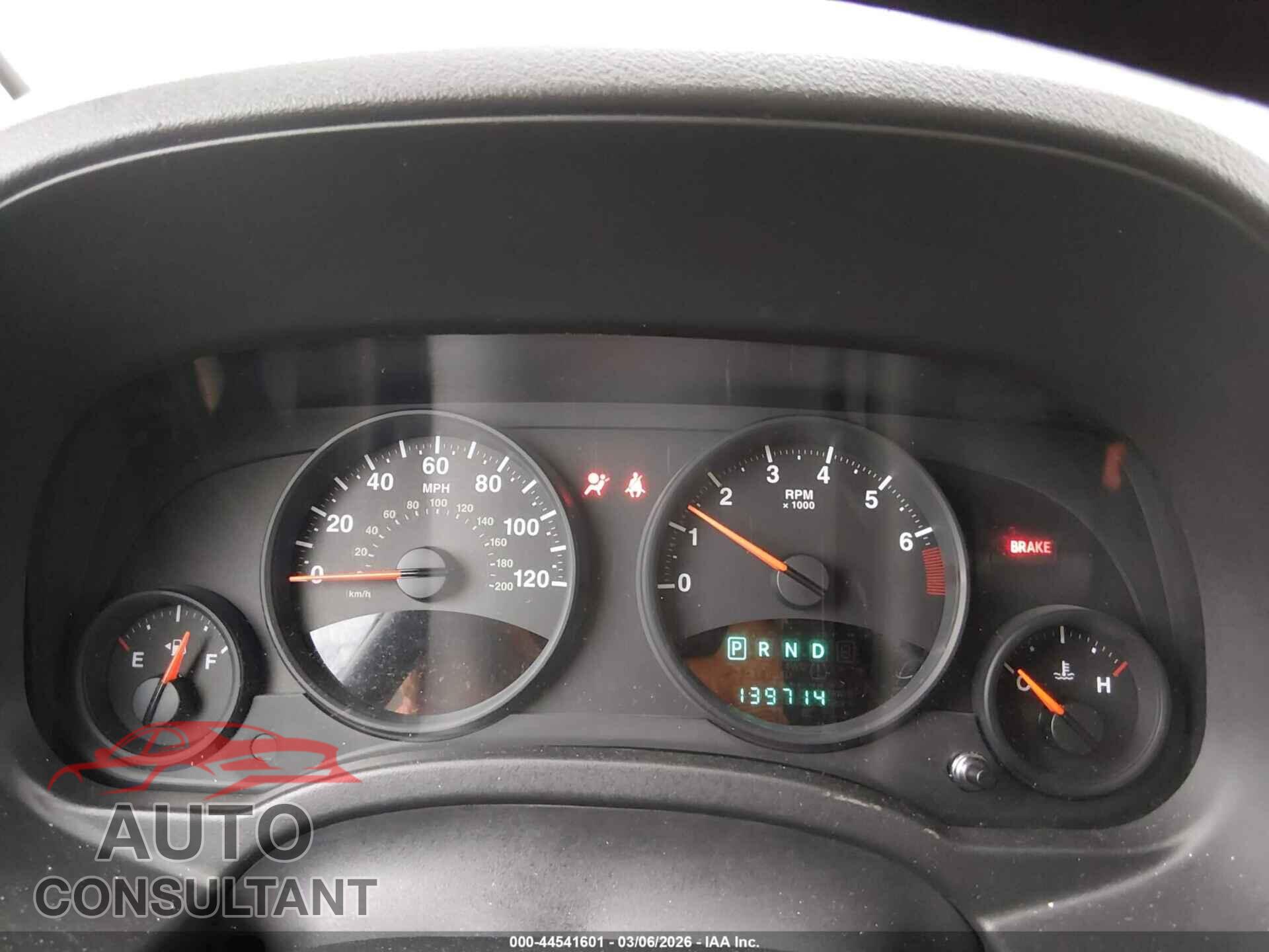 JEEP COMPASS 2011 - 1J4NT1FA9BD138564