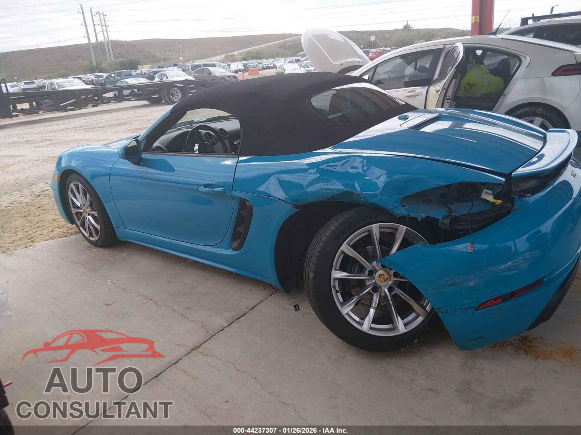 PORSCHE 718 BOXSTER 2017 - WP0CA2A83HS221005