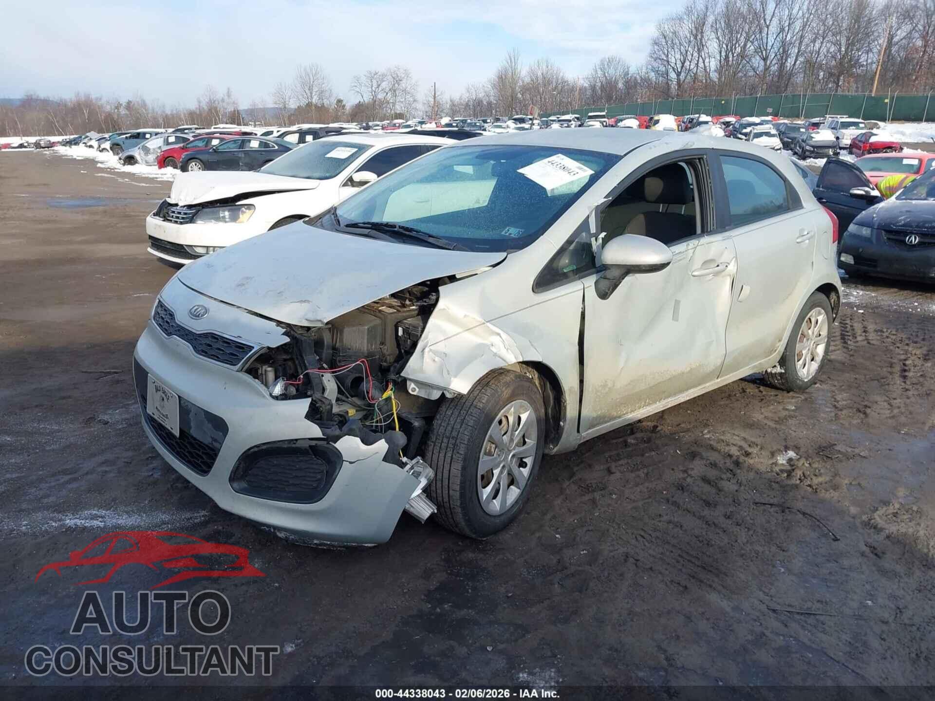 KIA RIO5 2012 - KNADN5A36C6082128