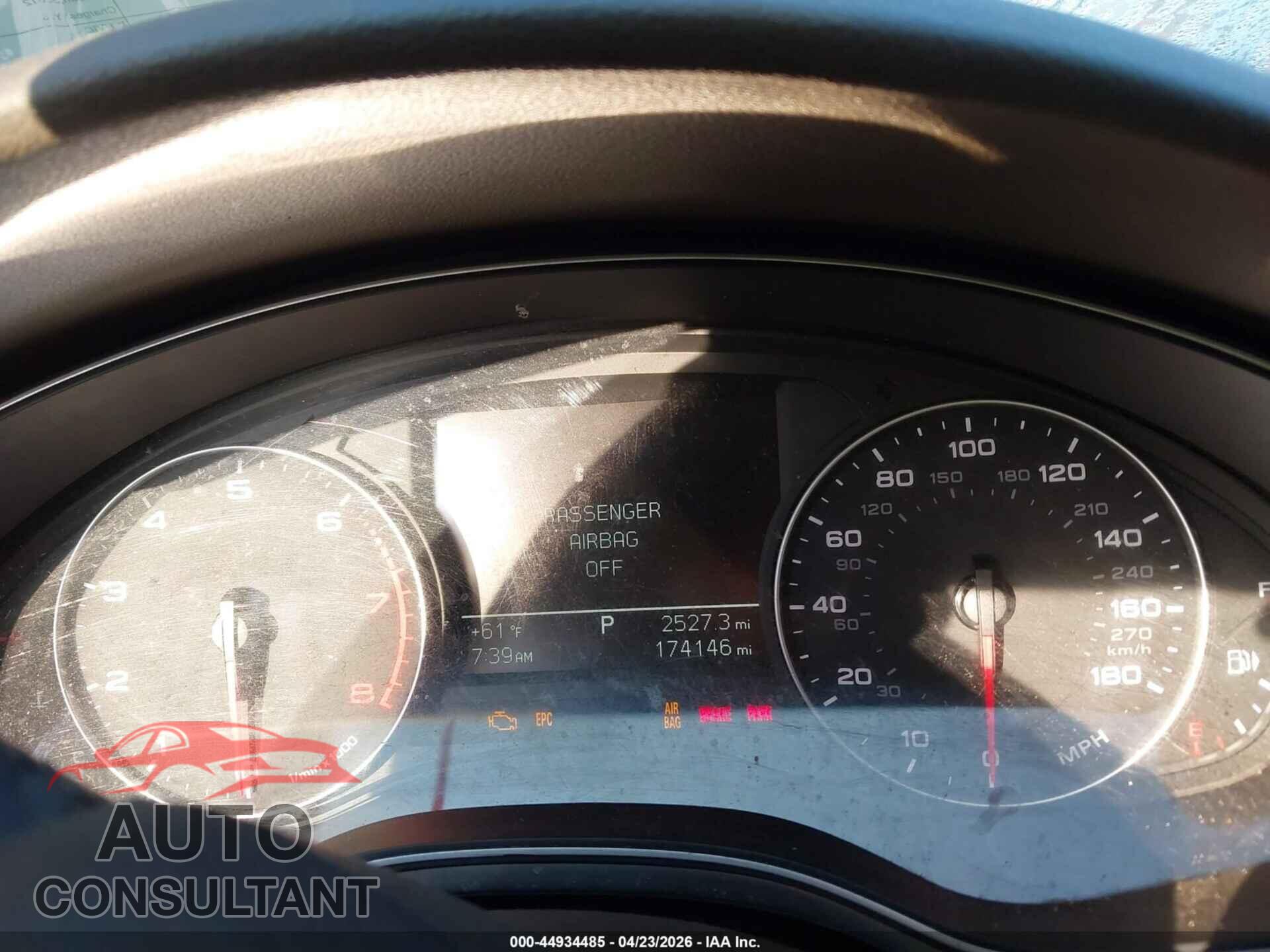 AUDI A6 2012 - WAUFGAFC6CN045719